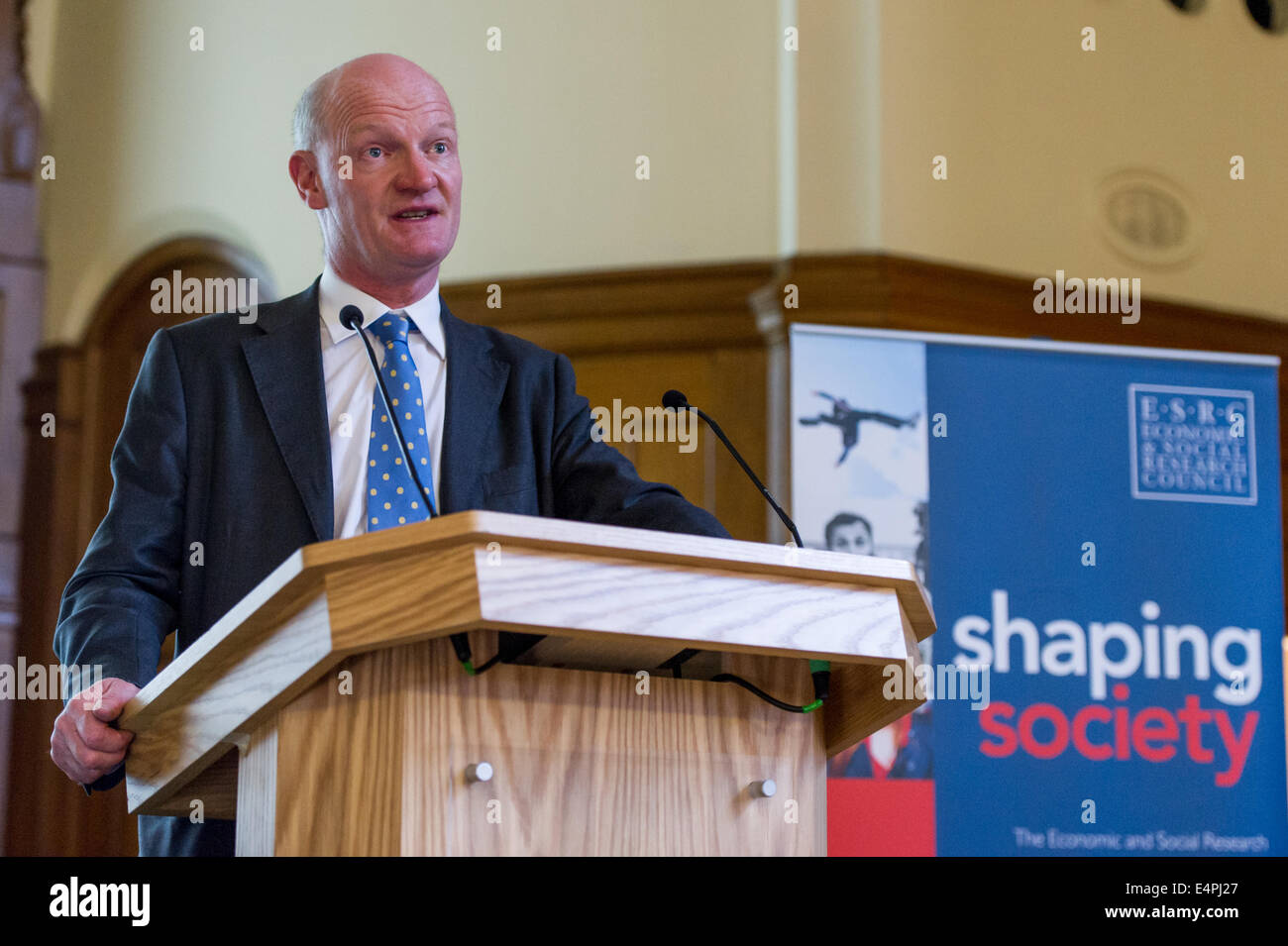 FILE PICS: London, UK. 3rd July, 2014. Universities and Science Minister David Willetts MP speaking at an event introducing the Administrative Data Research Network at Church House, Westminster, London, on 3 July 2014. Credit:  Gary Eason/Alamy Live News Stock Photo
