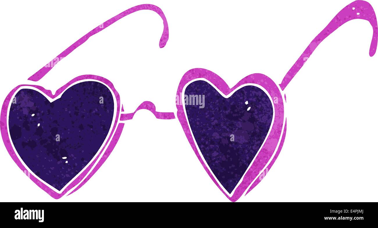 Cartoon Heart Sunglasses Stock Vector Image And Art Alamy