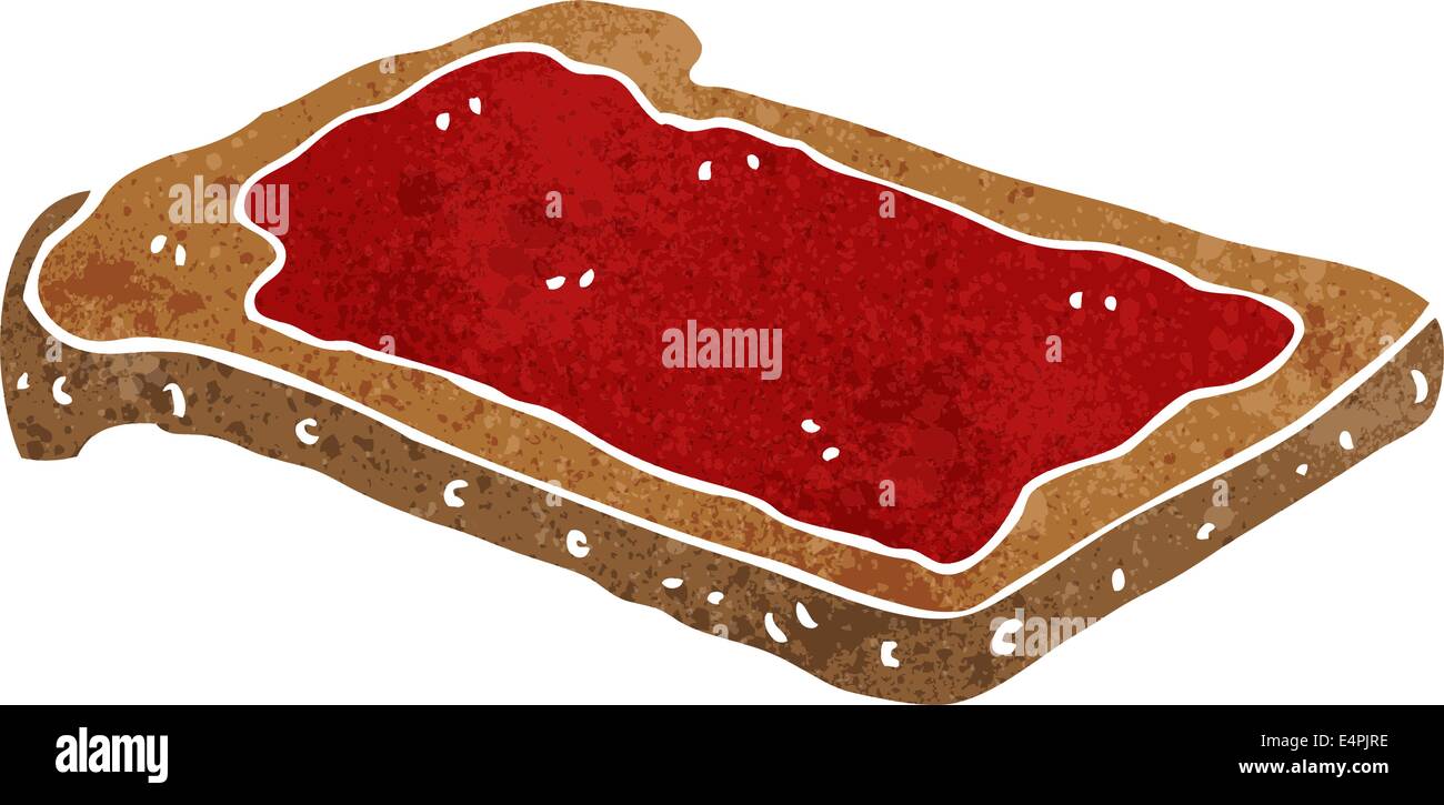 cartoon jam on toast Stock Vector Image & Art Alamy
