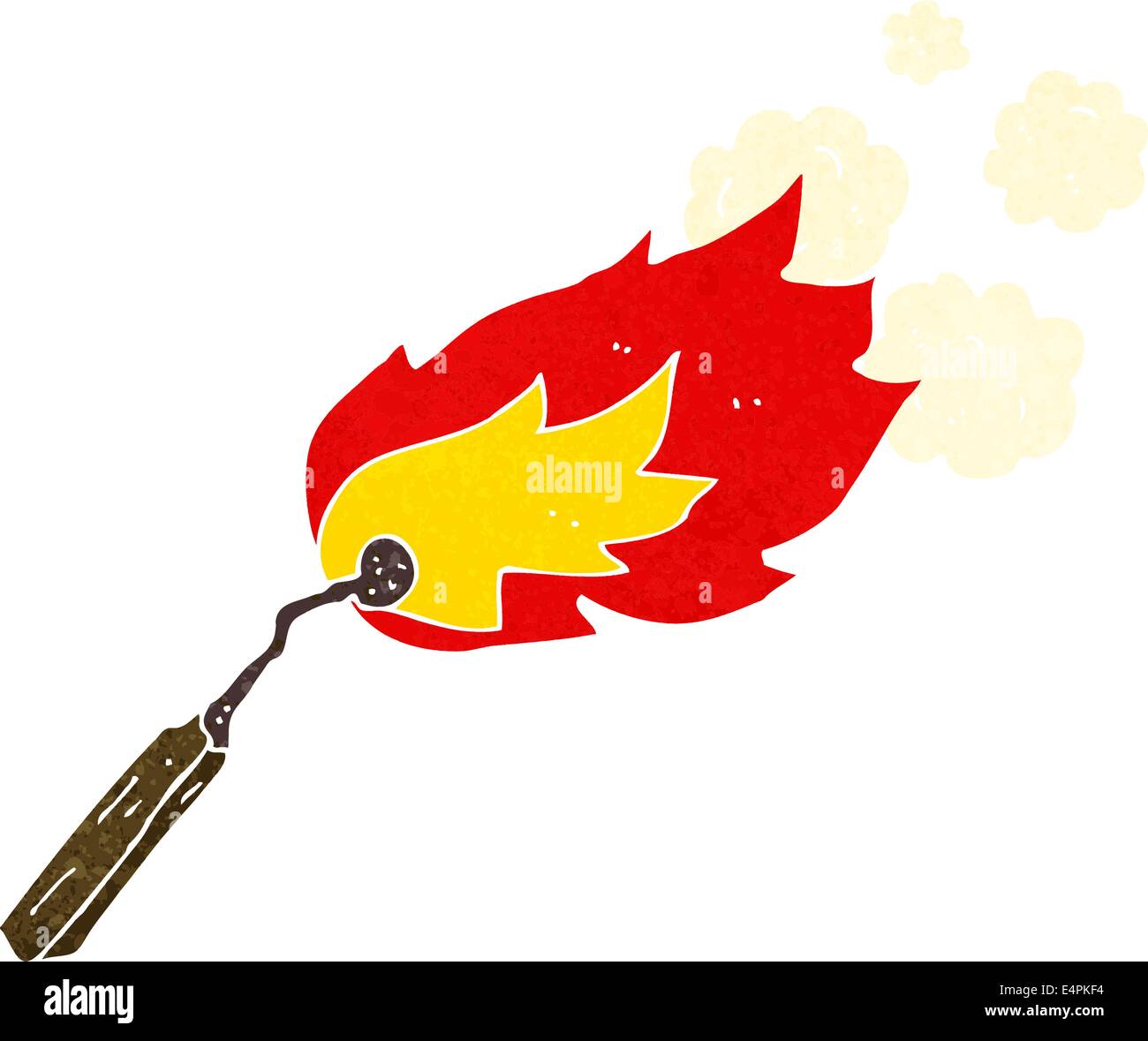 cartoon burning match Stock Vector Image & Art Alamy