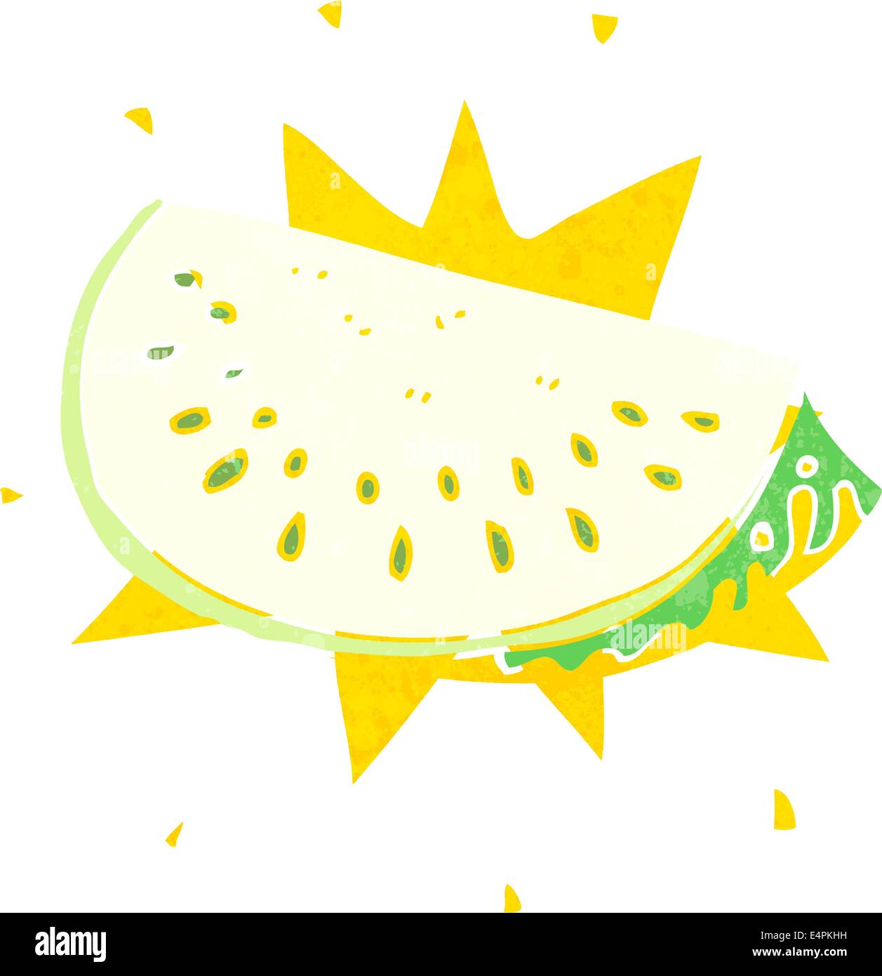 cartoon melon slice Stock Vector Image & Art Alamy