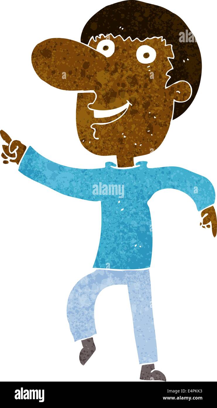 cartoon happy man dancing Stock Vector Image & Art - Alamy
