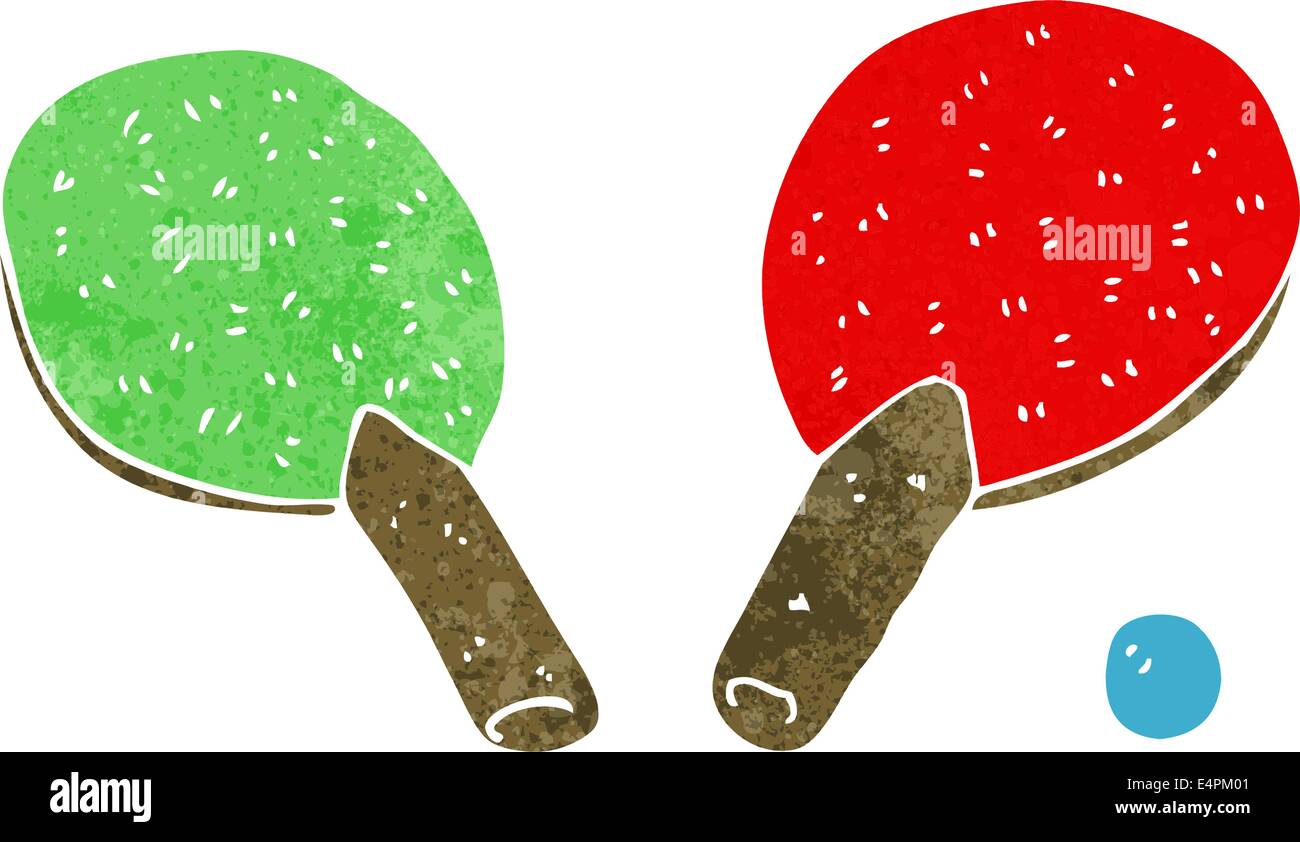 cartoon table tennis bats Stock Vector Image & Art Alamy