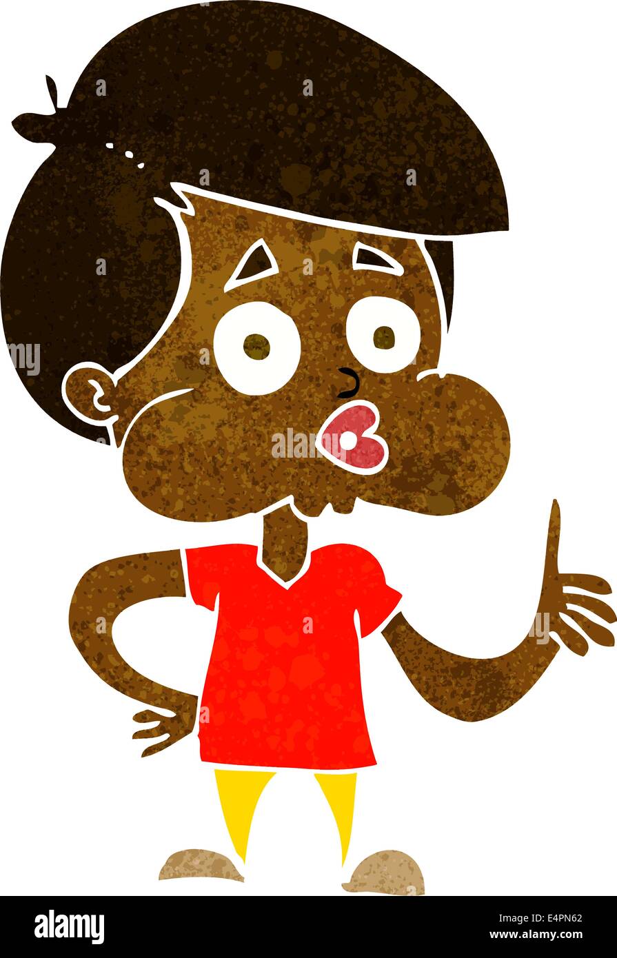 cartoon boy giving thumbs up Stock Vector Image & Art - Alamy