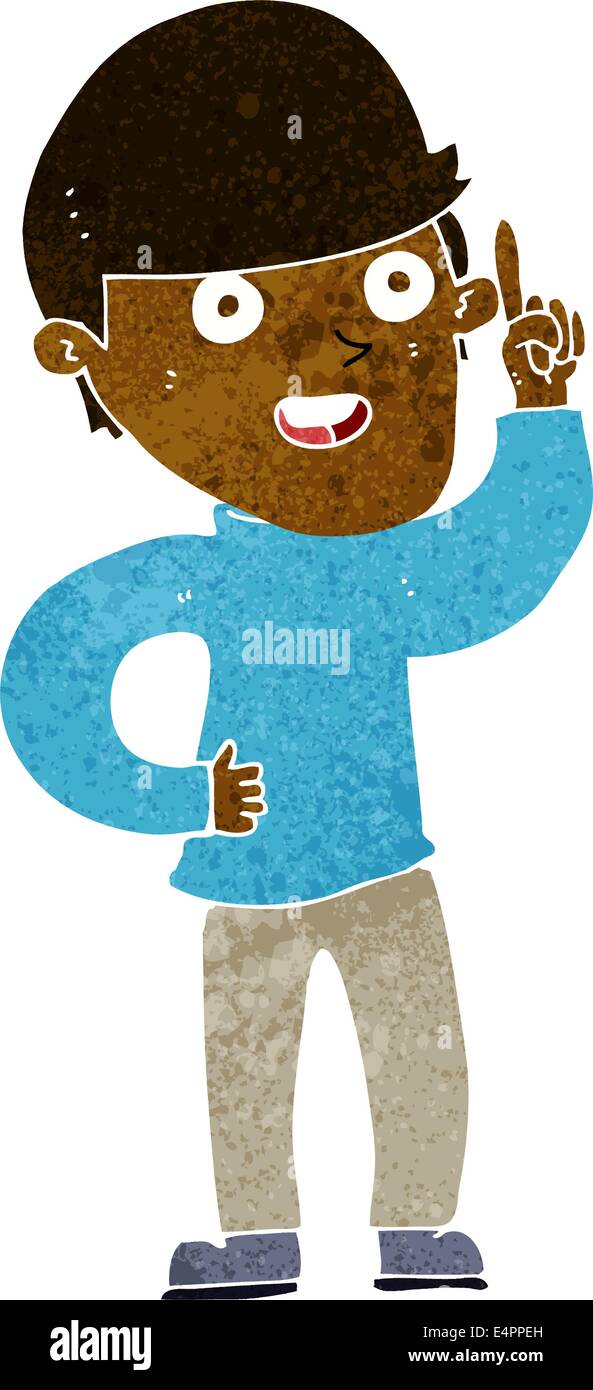 cartoon boy with idea Stock Vector Image & Art - Alamy
