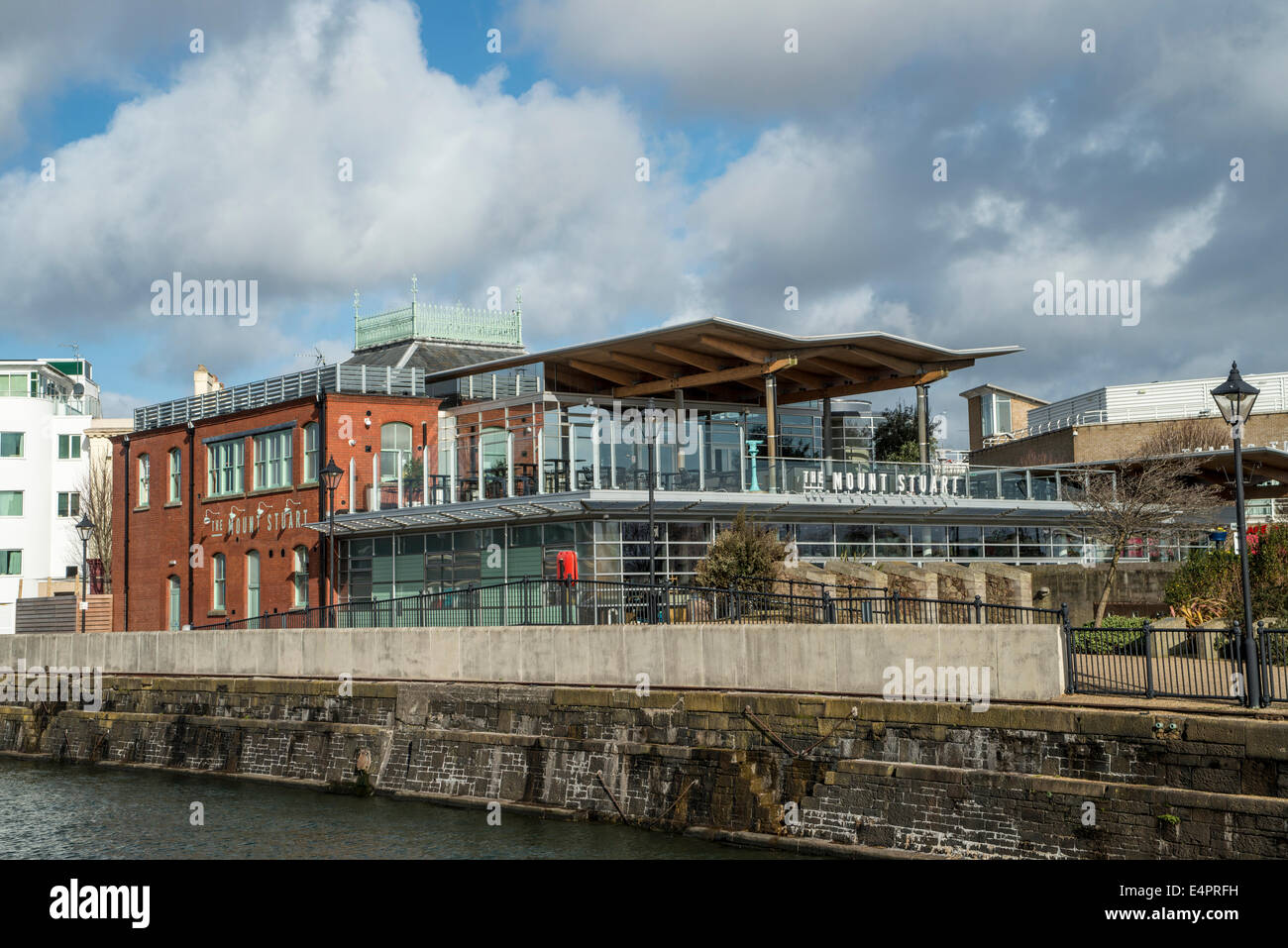 The Mount Stuart Public House in Cardiff Bay, south Wales UK Stock Photo
