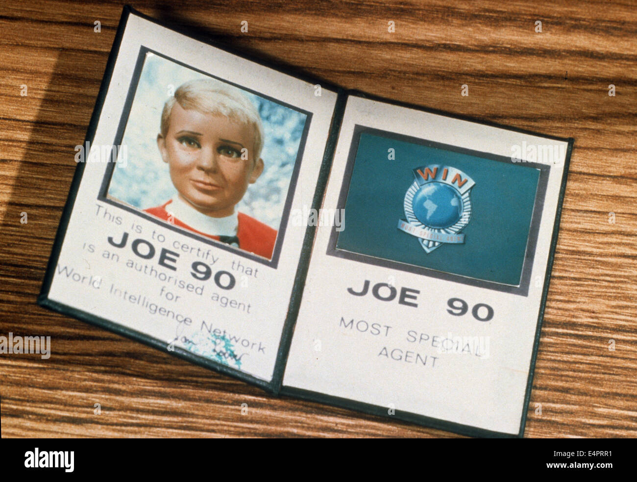 JOE 90  Century 21 Television series launched in 1968 and created by Gerry and Sylvia Anderson Stock Photo