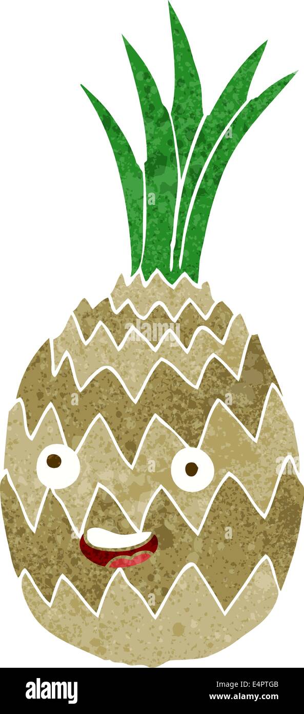 cartoon happy pineapple Stock Vector Image & Art - Alamy