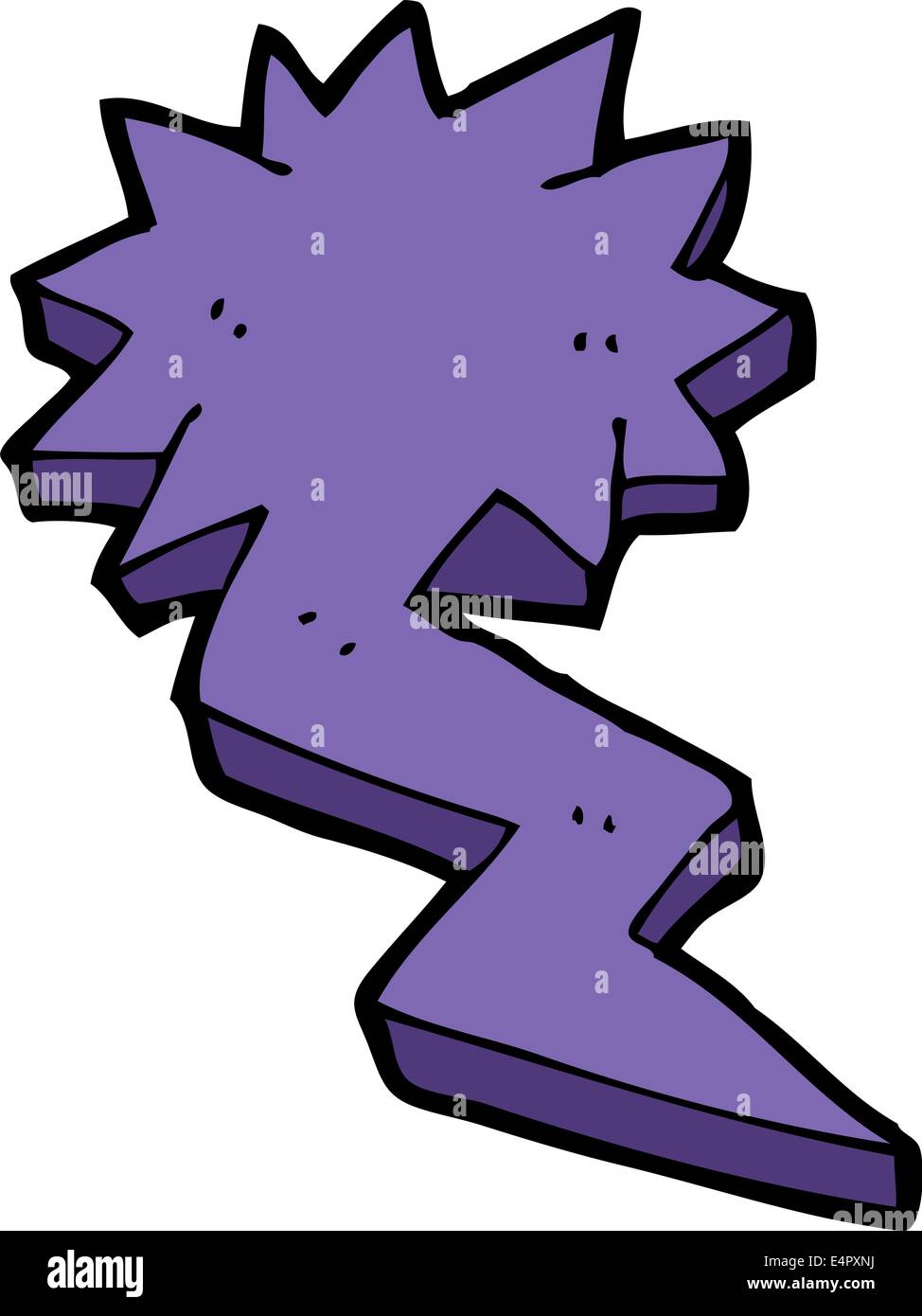 cartoon lightning bolt symbol Stock Vector Image & Art - Alamy