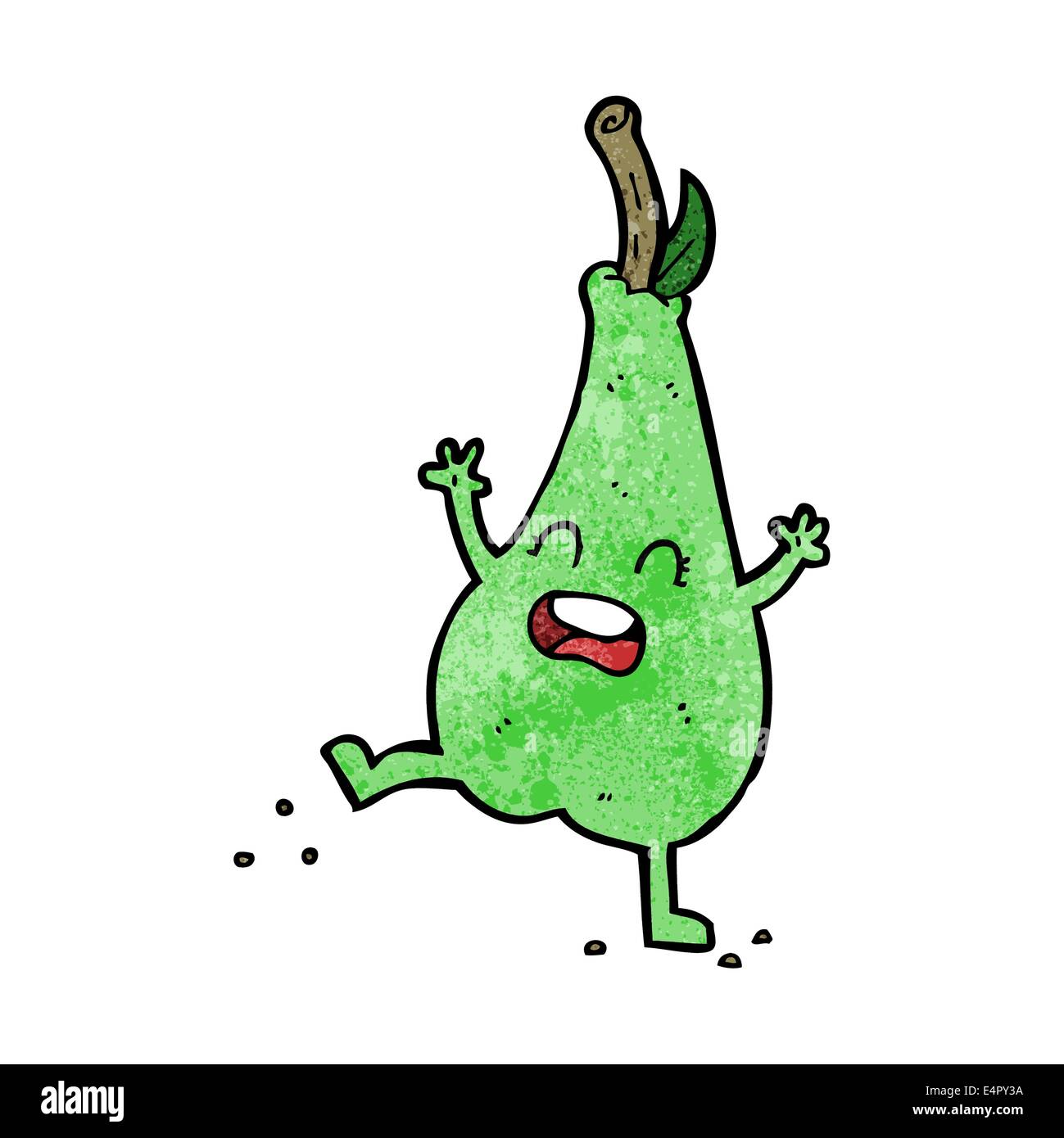 cartoon happy dancing pear Stock Vector Image & Art - Alamy