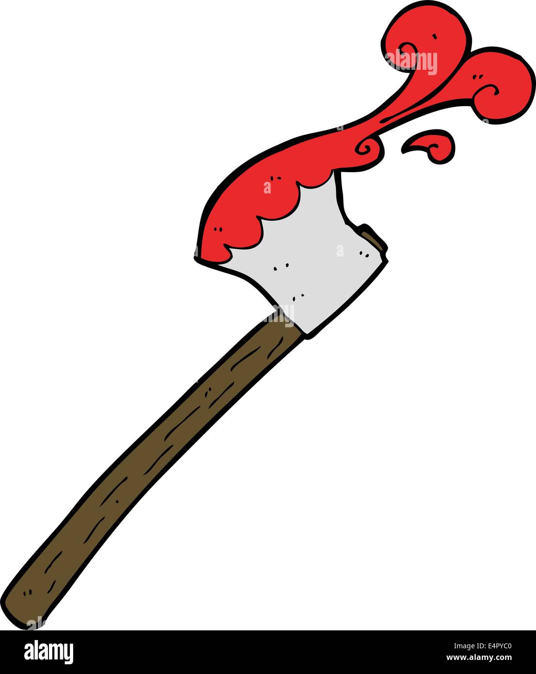 Bloody cartoon axe hires stock photography and images Alamy
