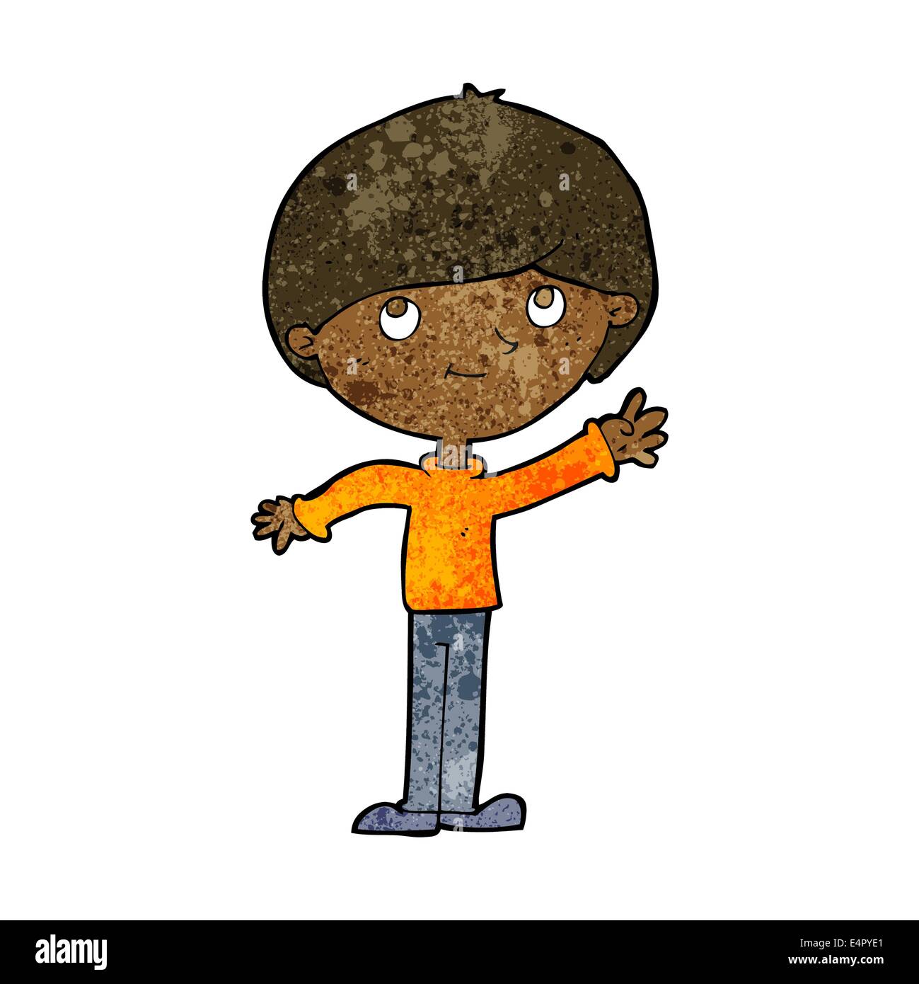 cartoon happy boy Stock Vector Image & Art - Alamy