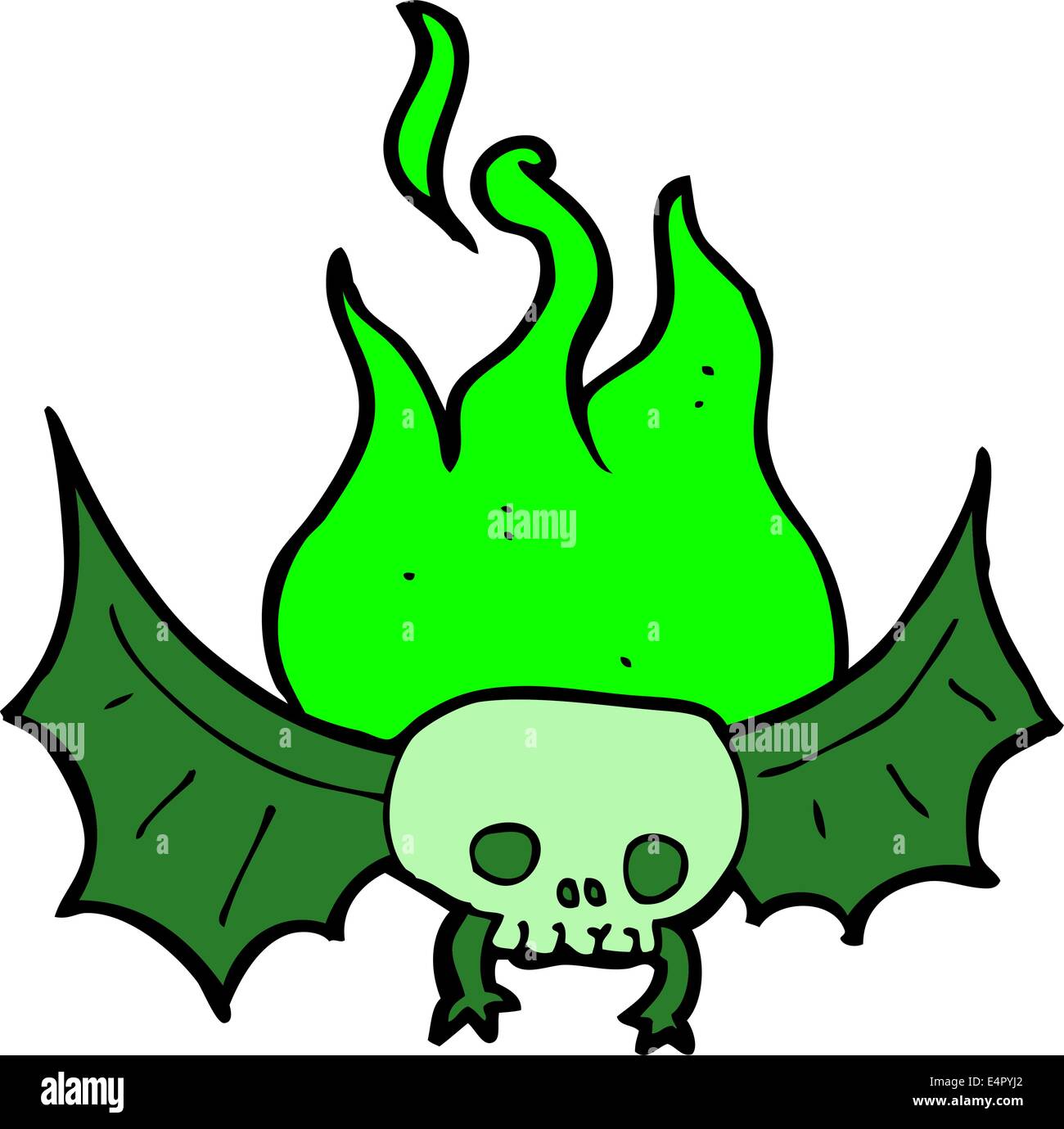 cartoon spooky skull bat Stock Vector Image & Art Alamy