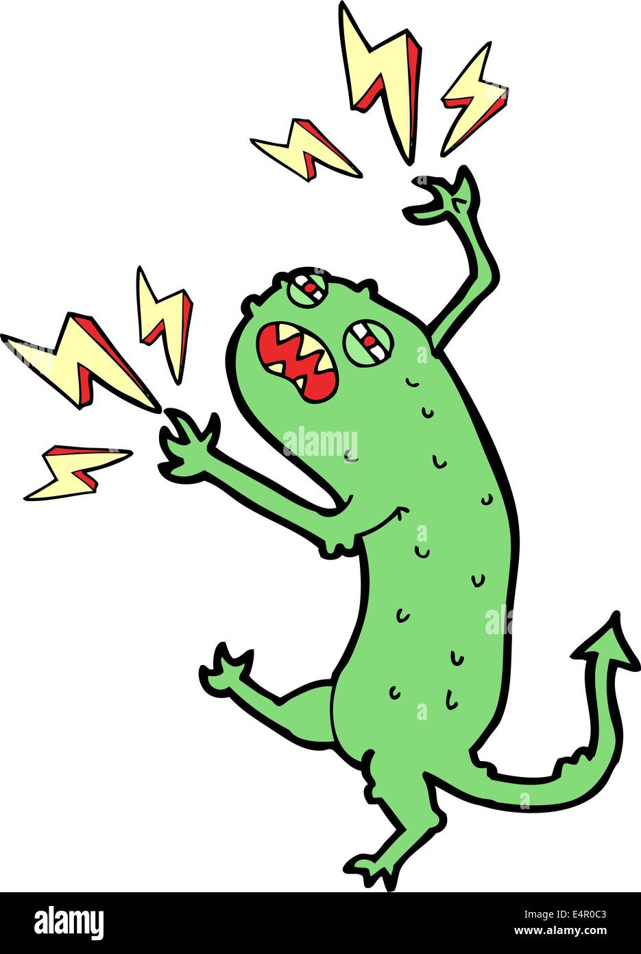 cartoon little monster Stock Vector Image & Art - Alamy