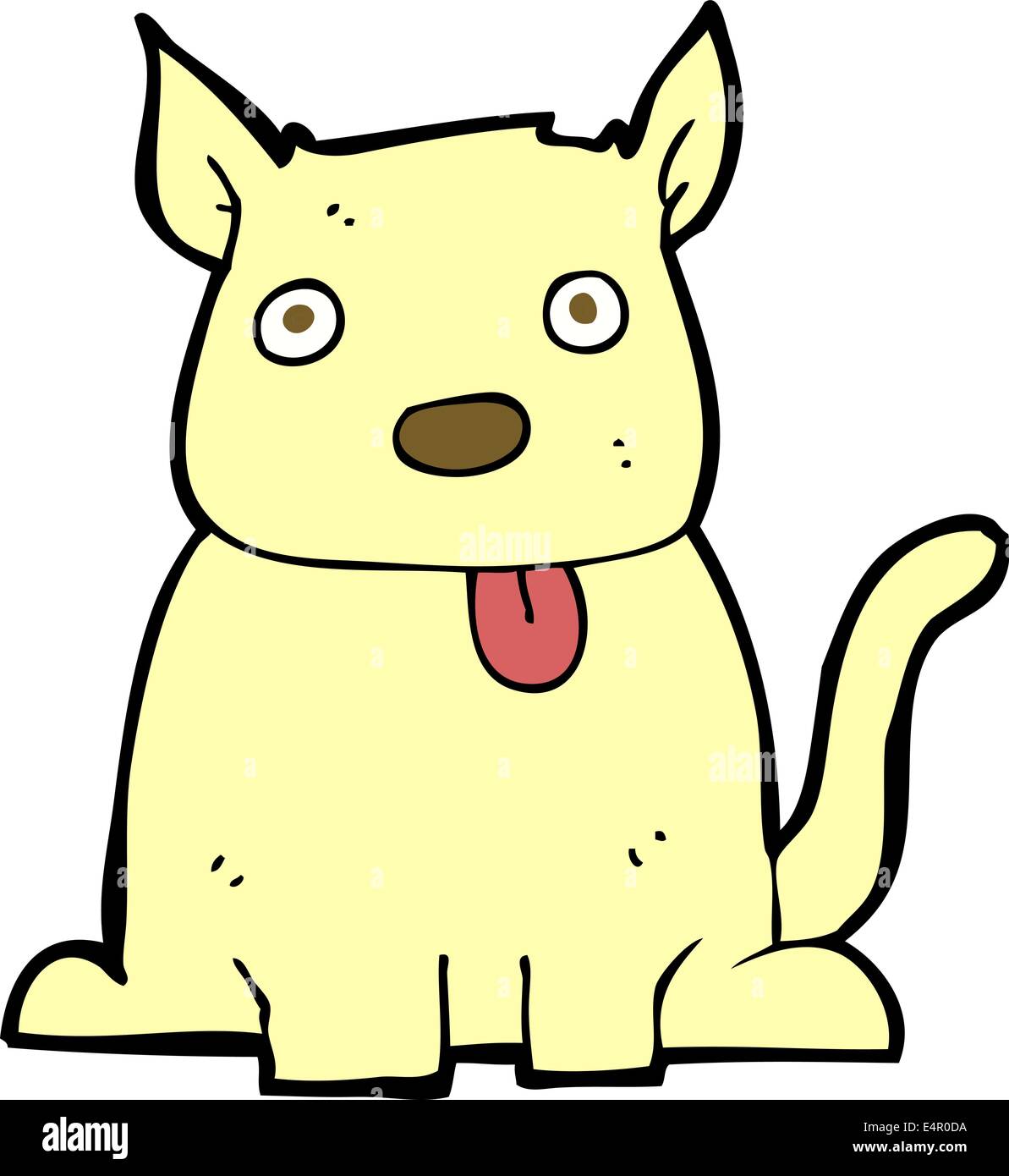 cartoon dog sticking out tongue Stock Vector Image & Art - Alamy