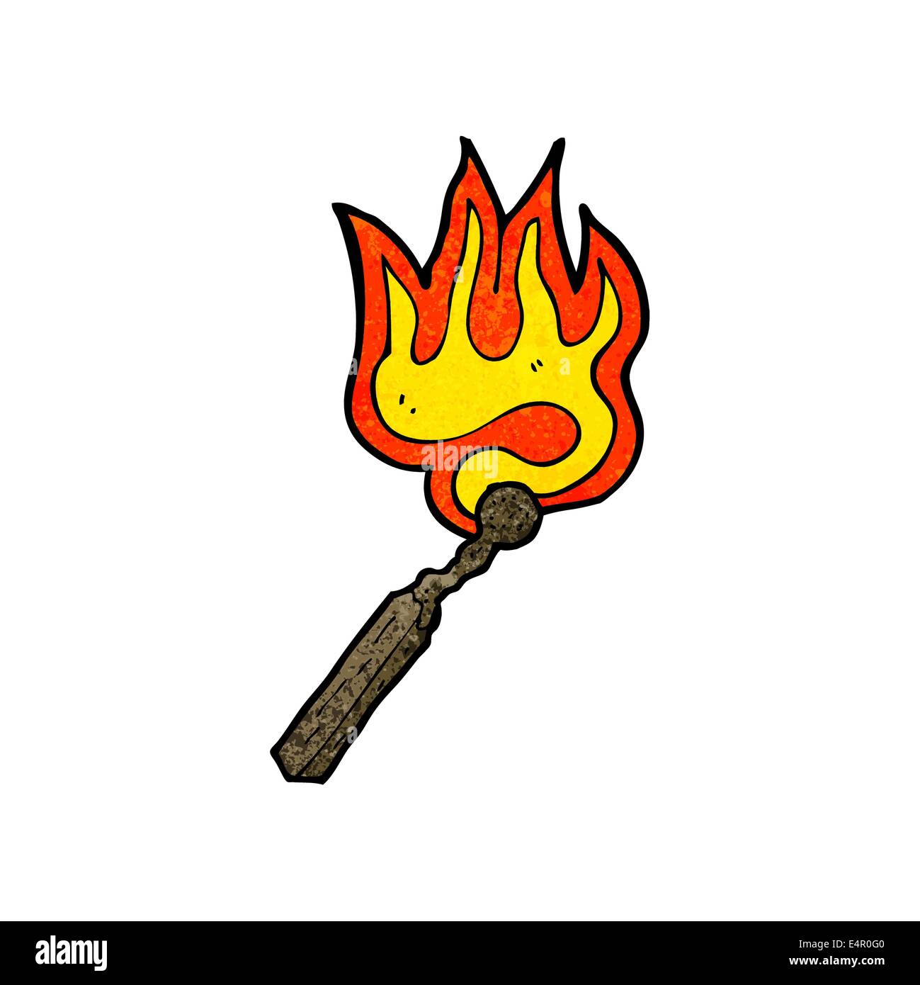 cartoon burning match Stock Vector Image & Art Alamy