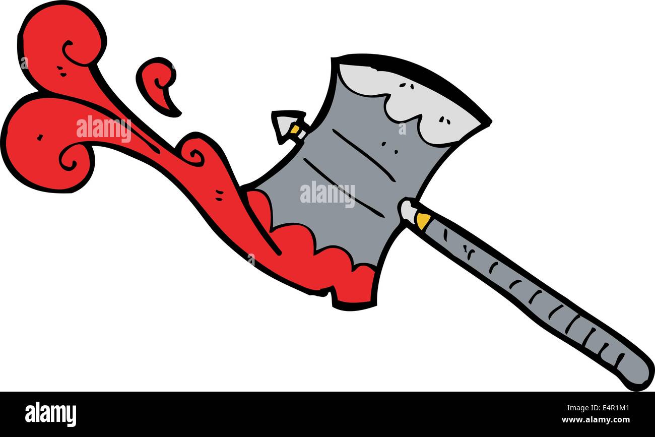 Cartoon Double Sided Axe Hi Res Stock Photography And Images Alamy