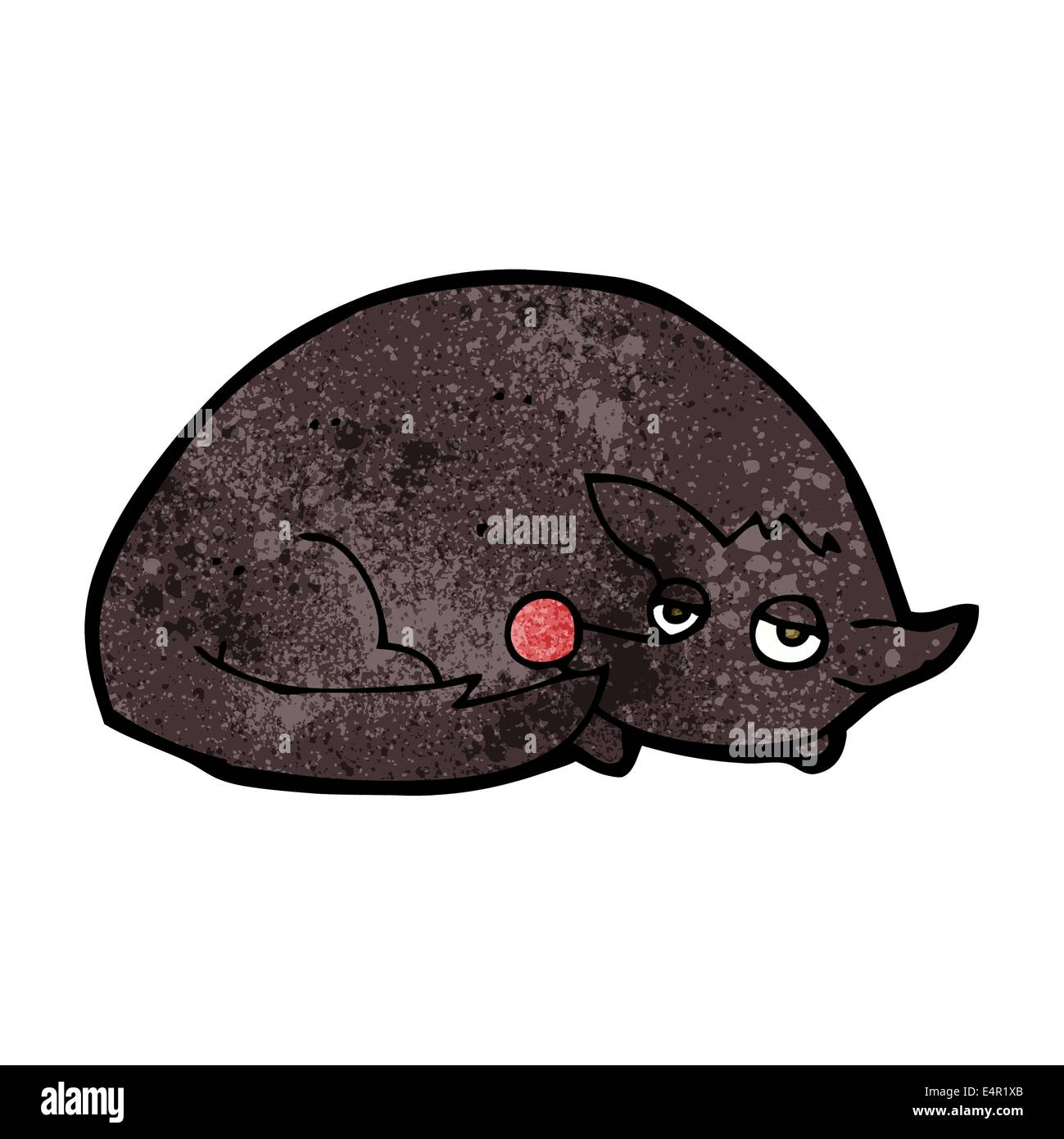 Dog curled Stock Vector Images Alamy