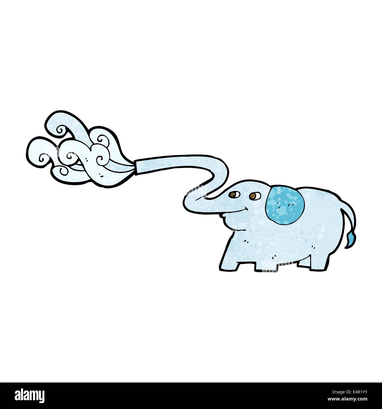 cartoon elephant squirting water Stock Vector Image & Art - Alamy