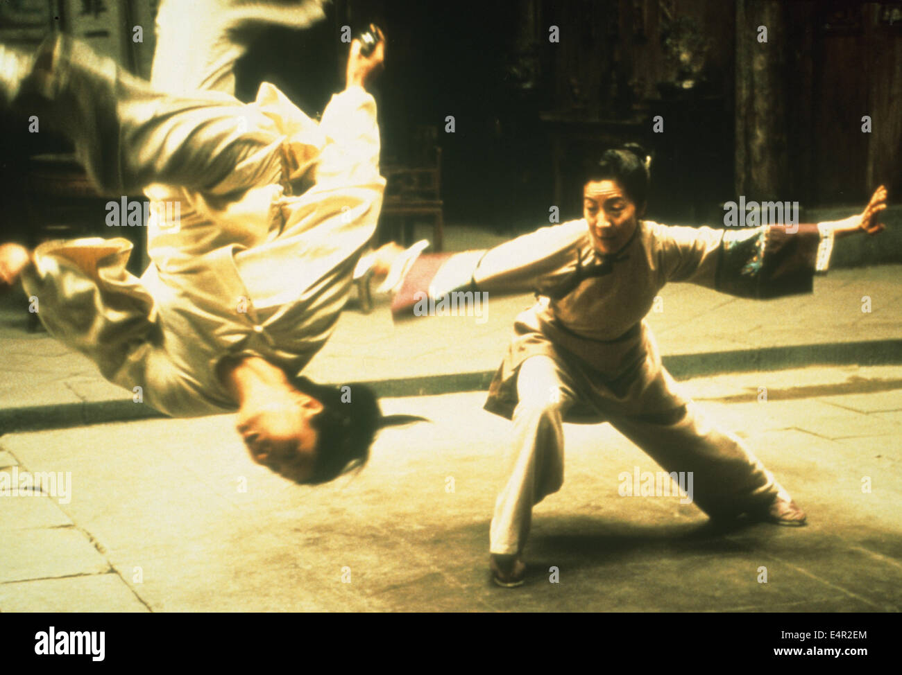 CROUCHING TIGER, HIDDEN DRAGON 2000 Columbia Asia film with Michelle Yeoh at right Stock Photo