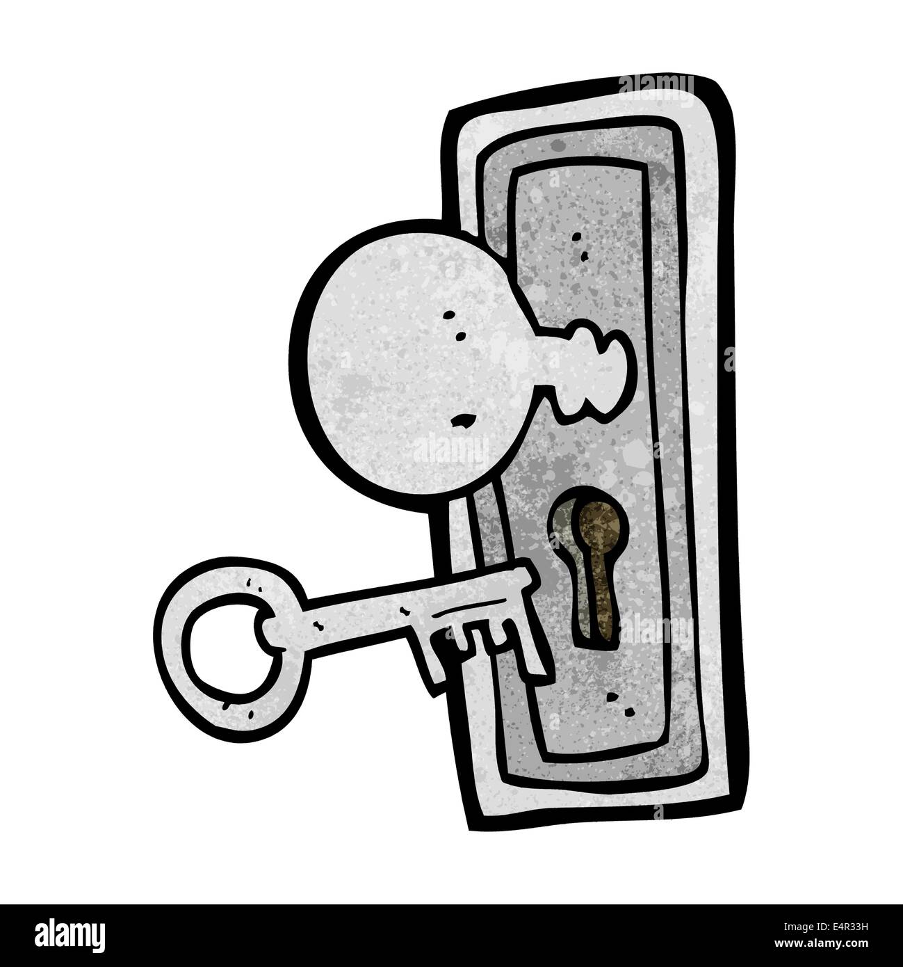 cartoon key and keyhole Stock Vector Image & Art - Alamy
