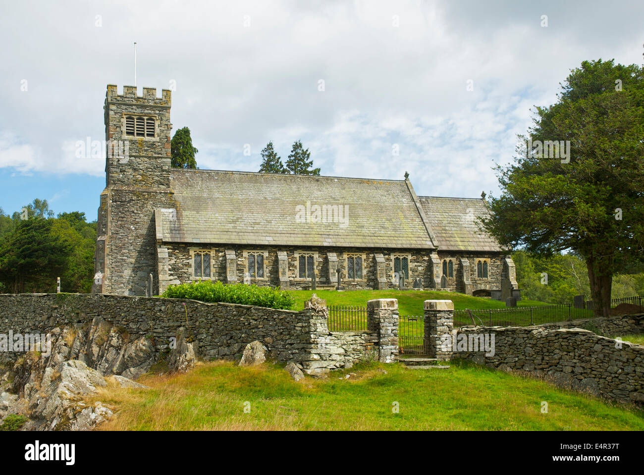 Rusland Church, Lake District, Cumbria, England UK Stock Photo