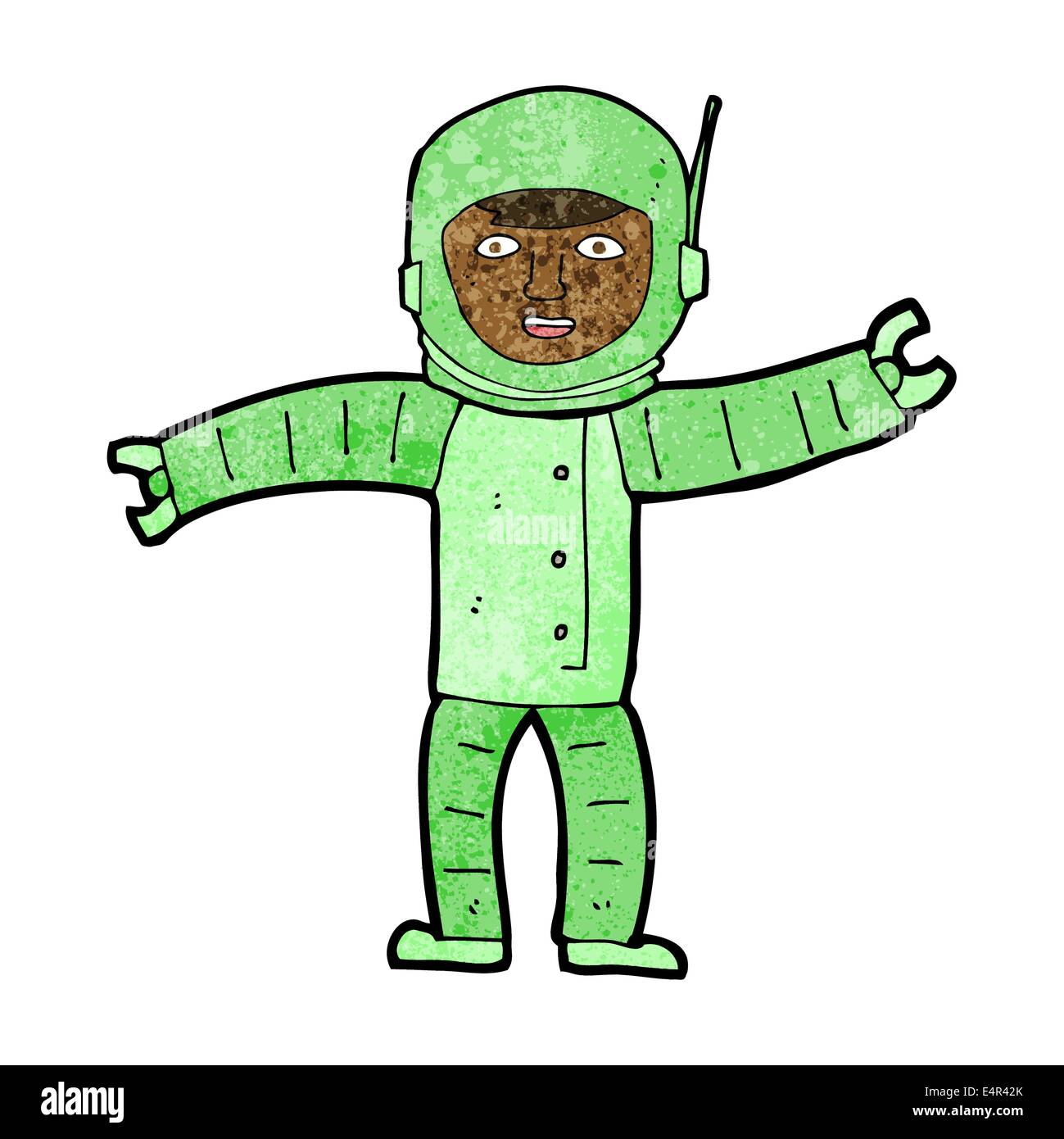 cartoon space man Stock Vector Image & Art - Alamy