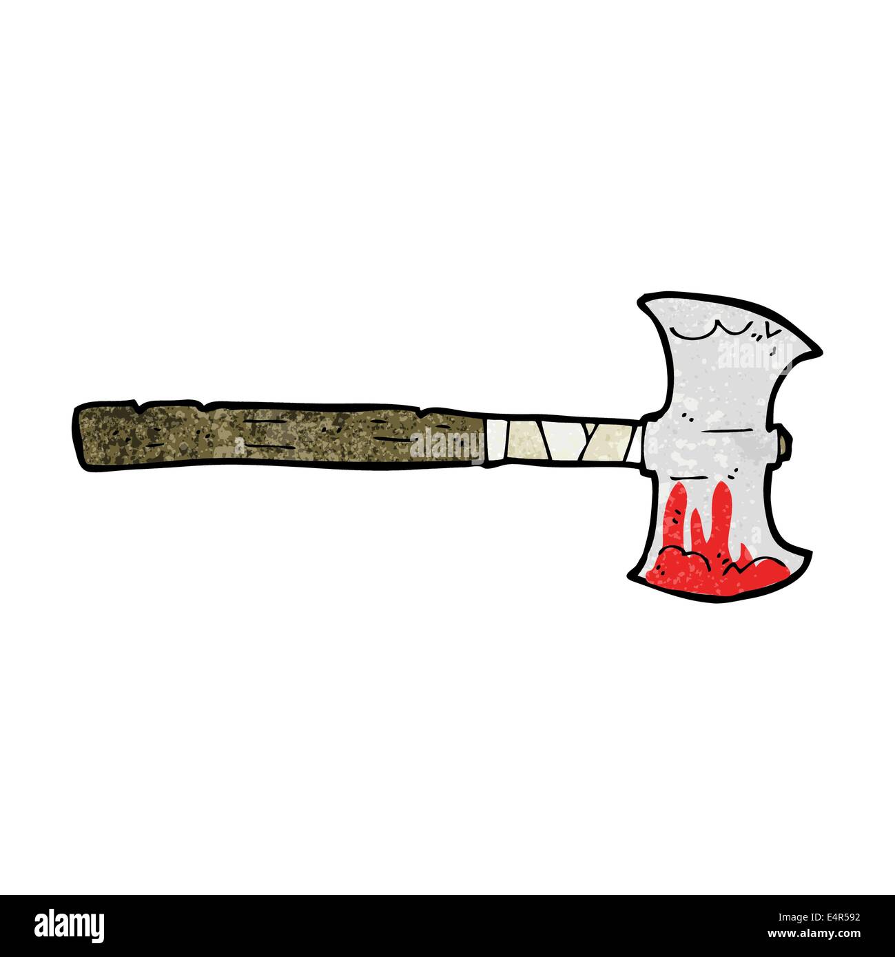 Cartoon Double Sided Axe Stock Vector Image Art Alamy