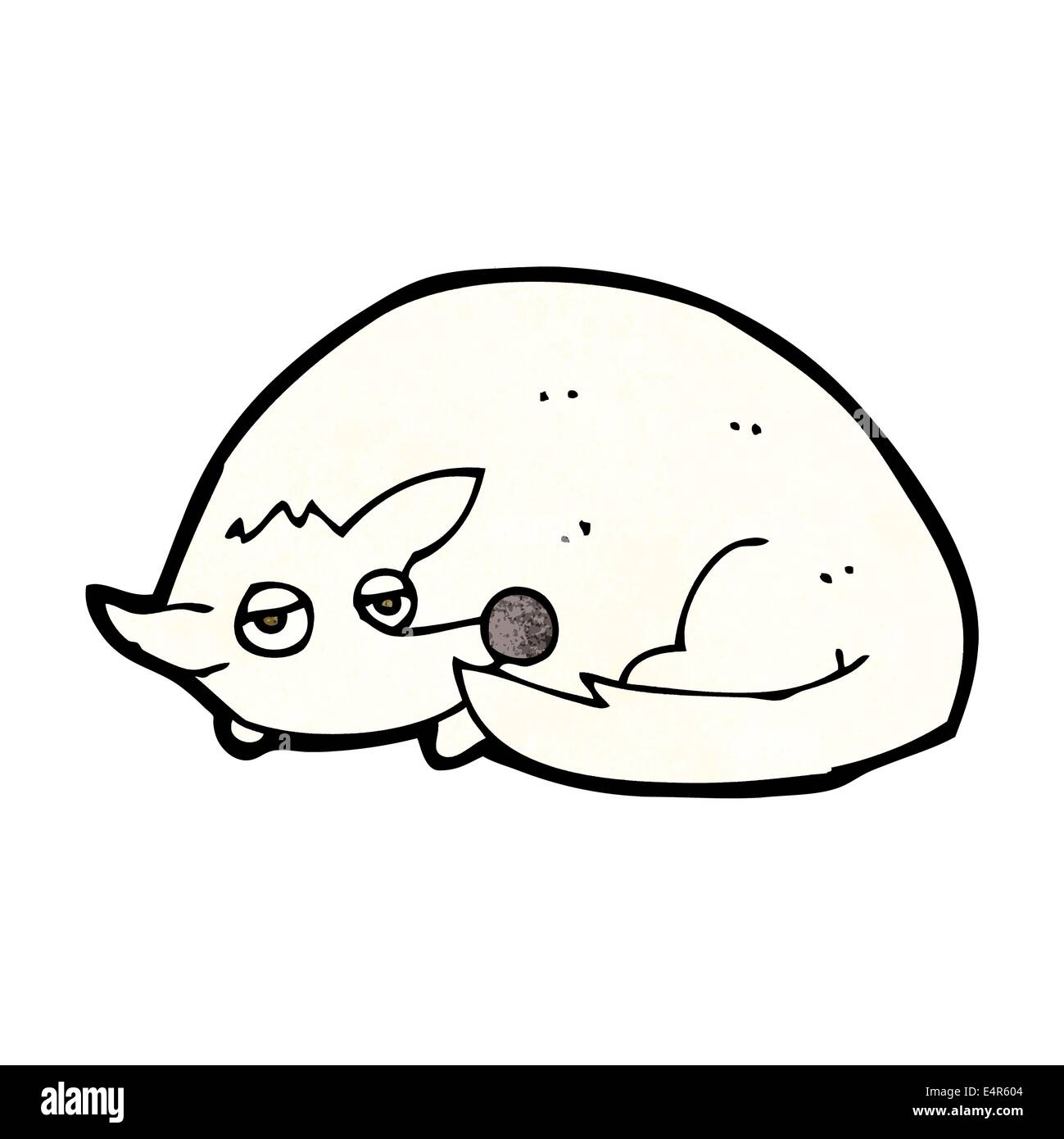 cartoon curled up dog Stock Vector Image & Art Alamy