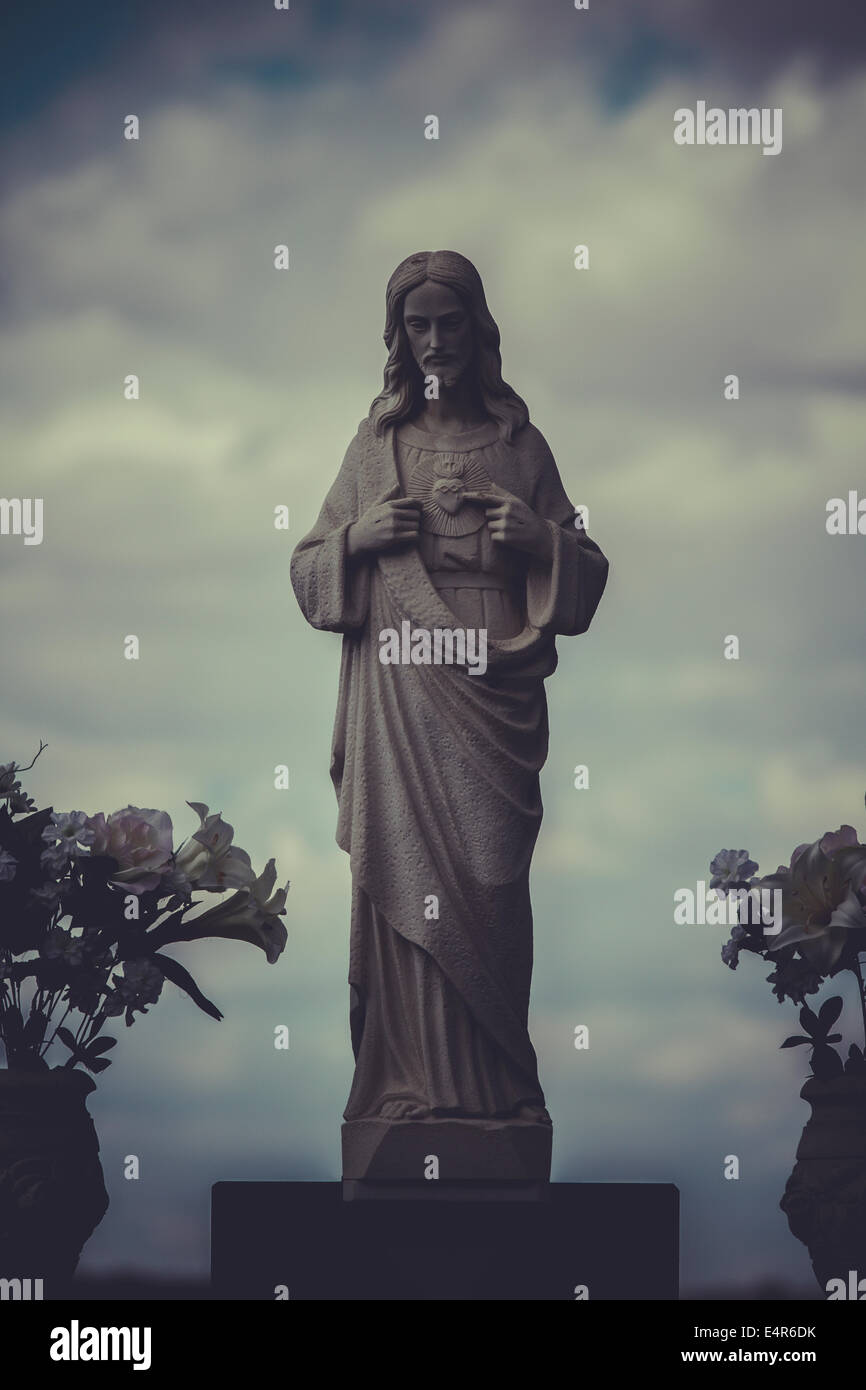 old cemetery with graves in Spanish holy place Stock Photo Alamy