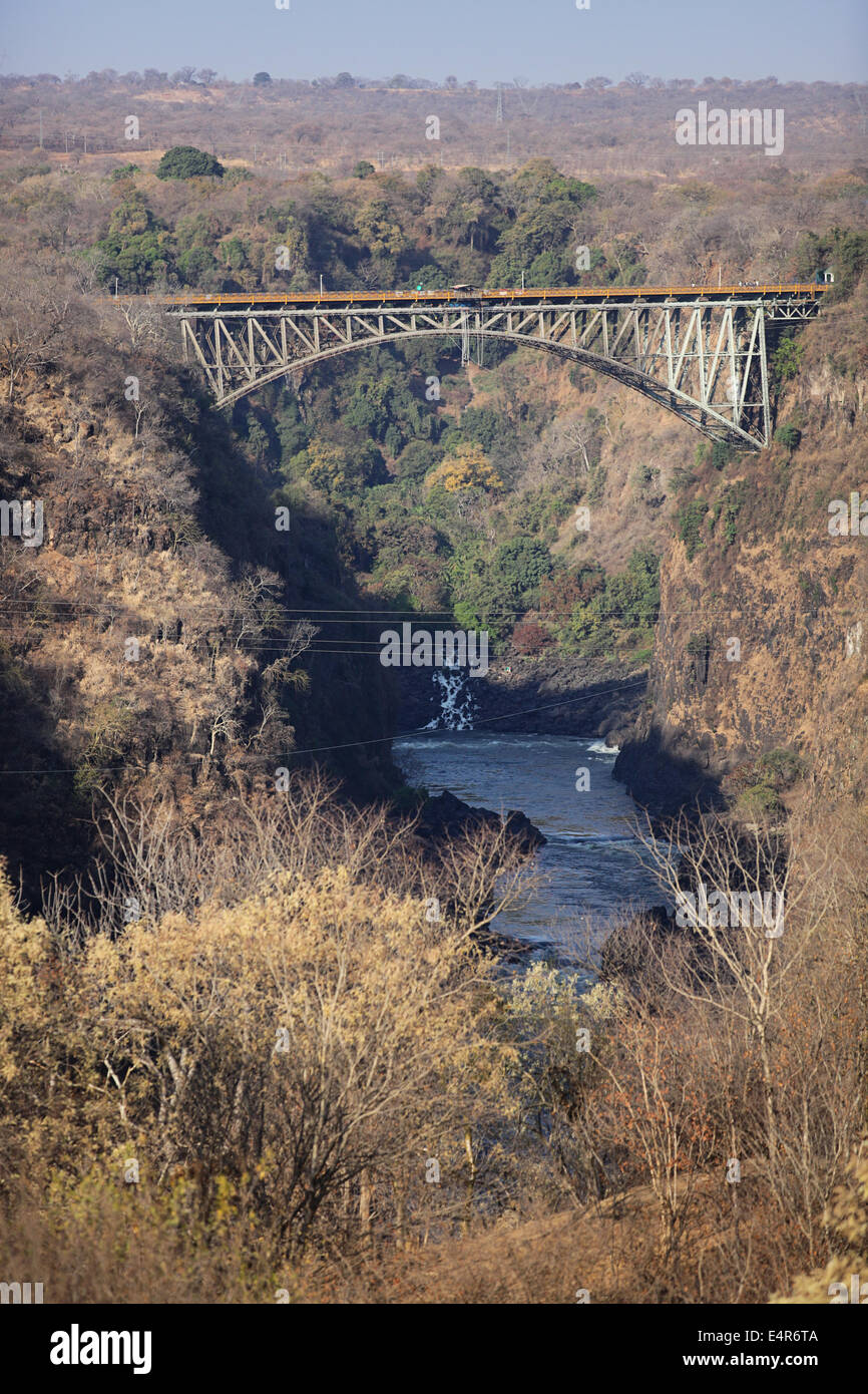 Victoria Falls Bridge, Zimbabwe, Africa Stock Photo Alamy