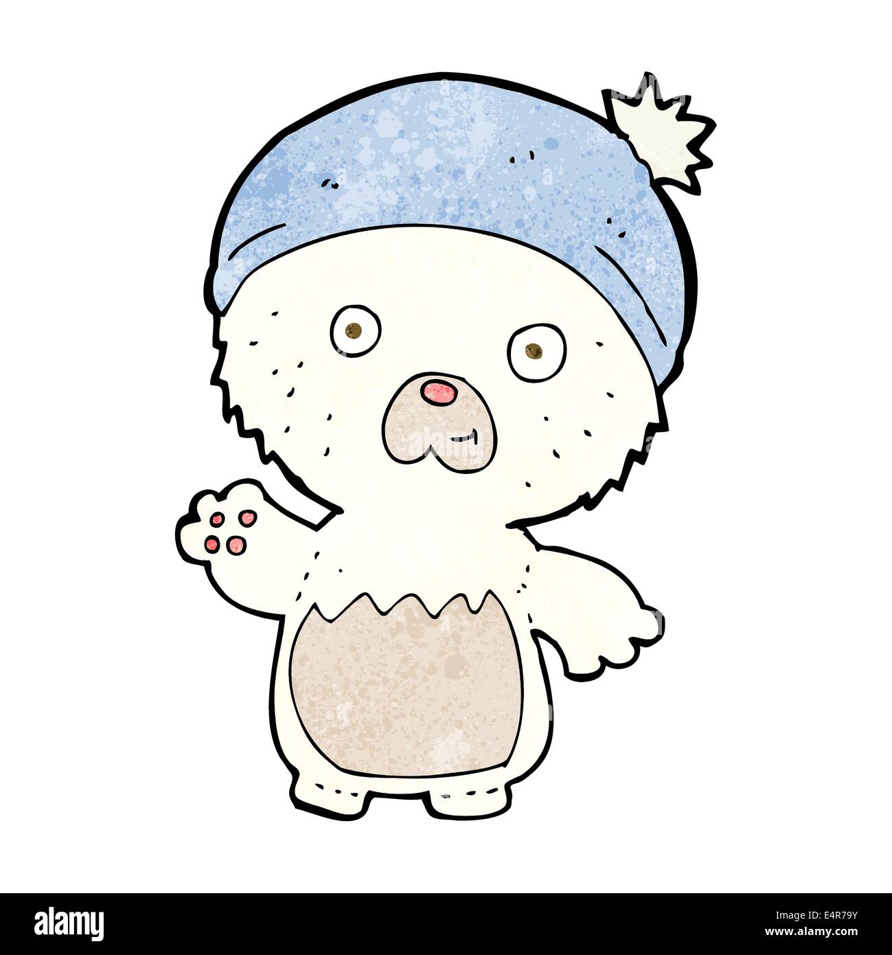 cartoon cute teddy bear in hat Stock Vector Image & Art - Alamy