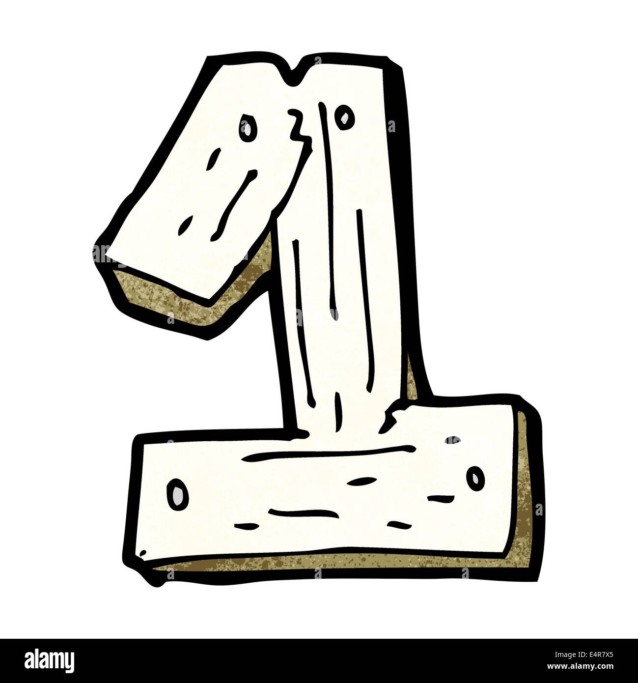 cartoon wooden number Stock Vector Image & Art - Alamy