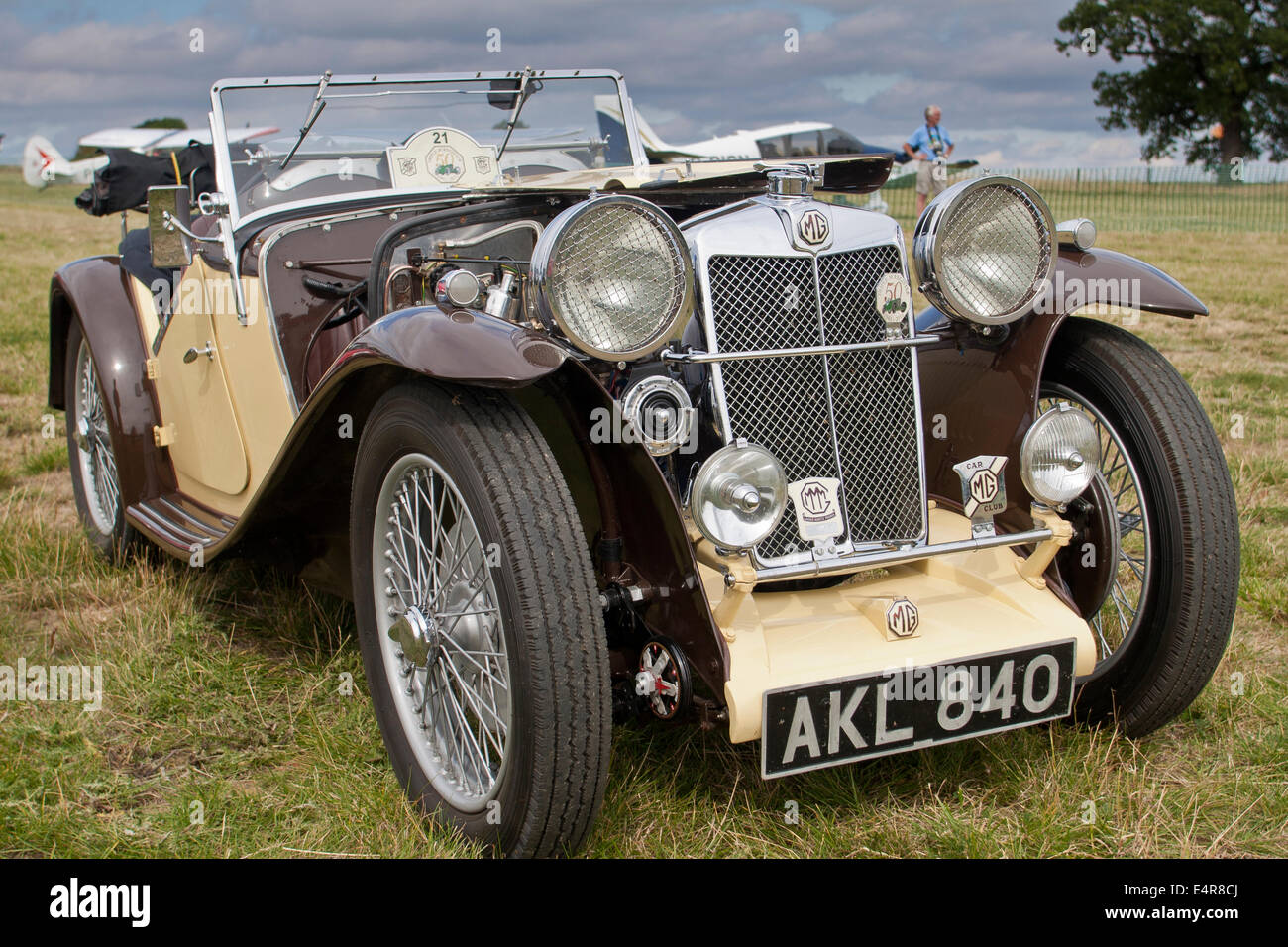 1933/34 MG L-Type 'Magna' ( 1087cc ) 'AKL 840' Stock Photo