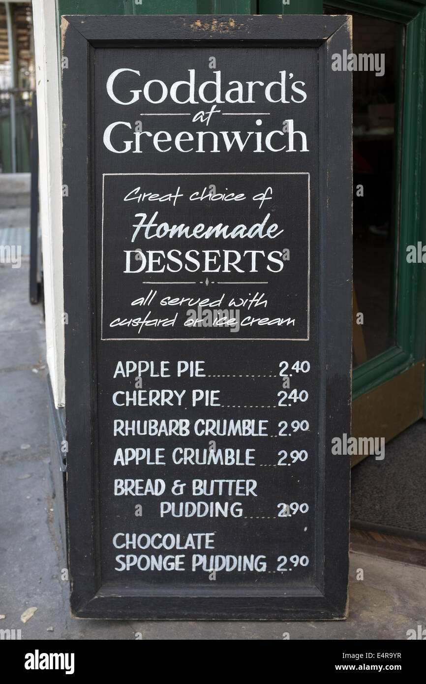 Goddards Pie and Mash Shop Cafe Greenwich London Stock Photo Alamy
