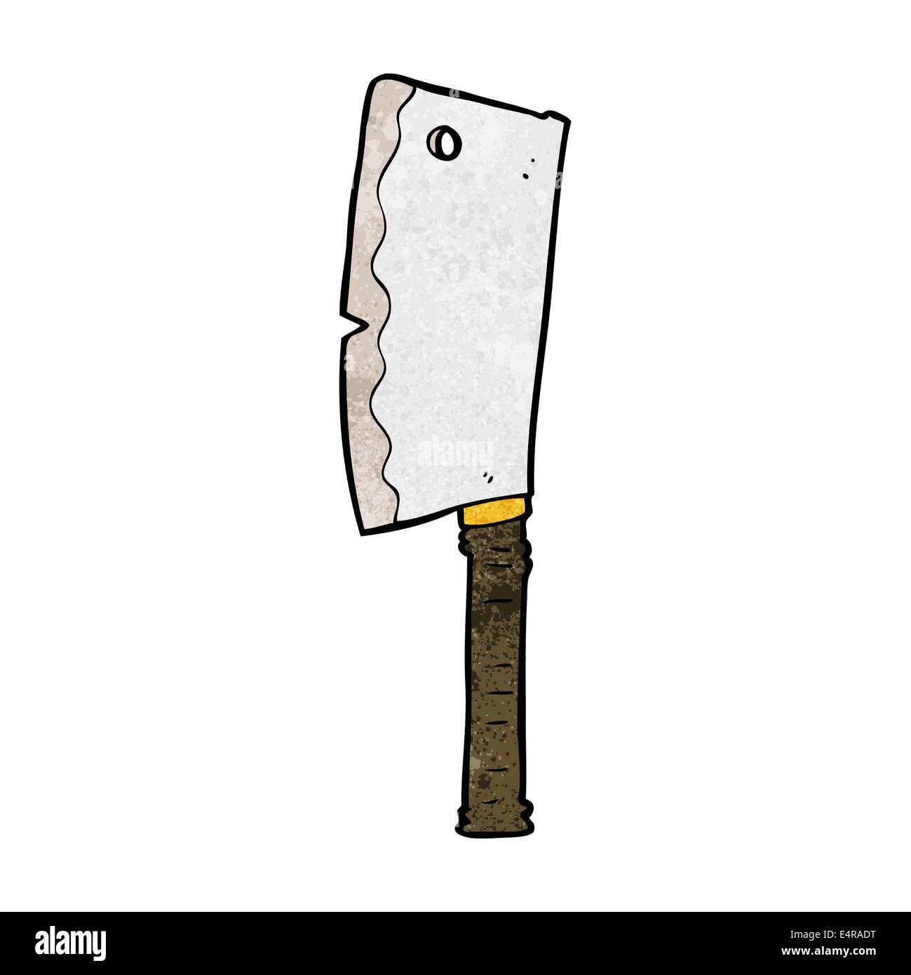 cartoon meat cleaver Stock Vector Image & Art Alamy