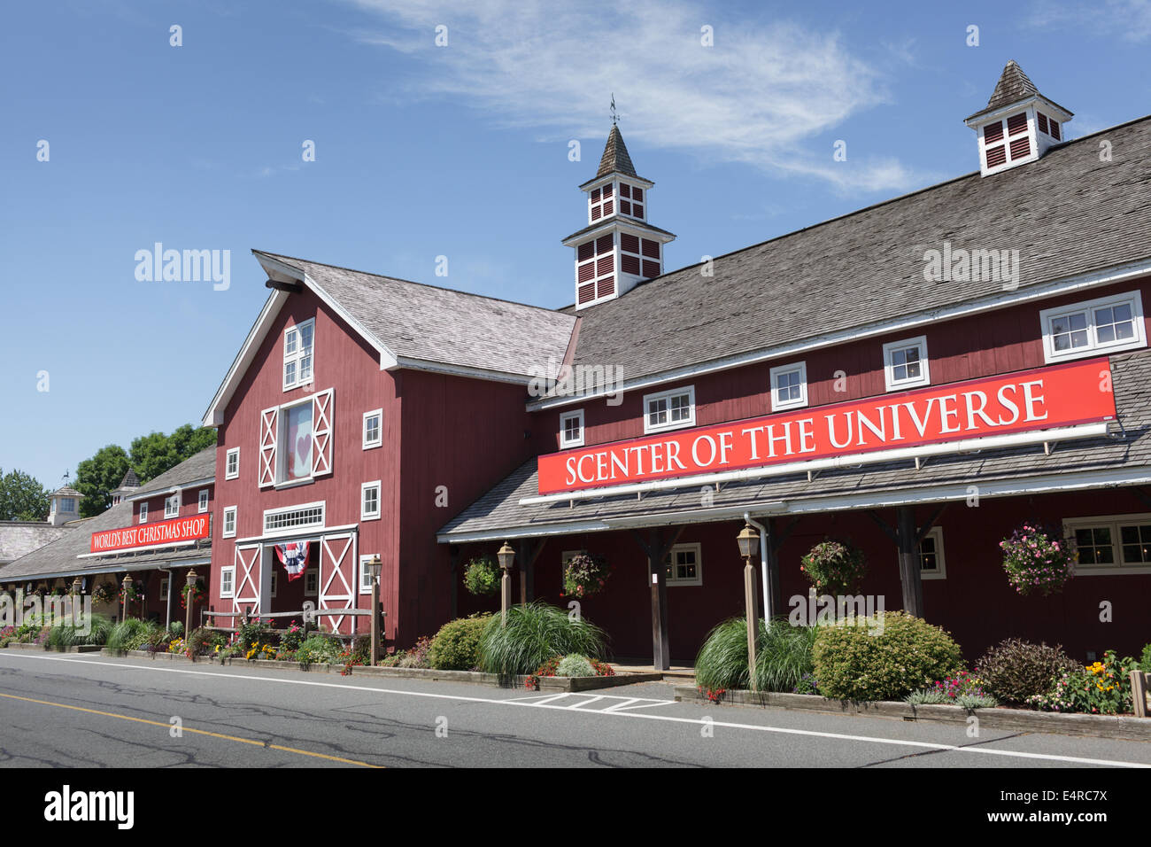 Yankee Candle Village, South Deerfield, Massachusetts, USA. Stock Photo