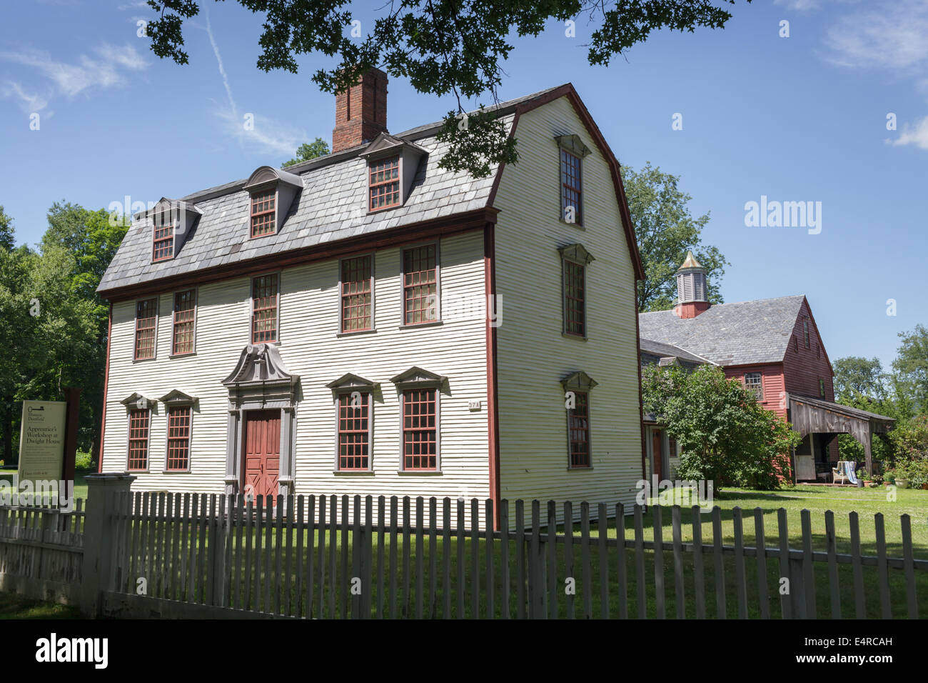 Dwight House, Old Deerfield AKA Historic Deerfield. Massachusetts, USA