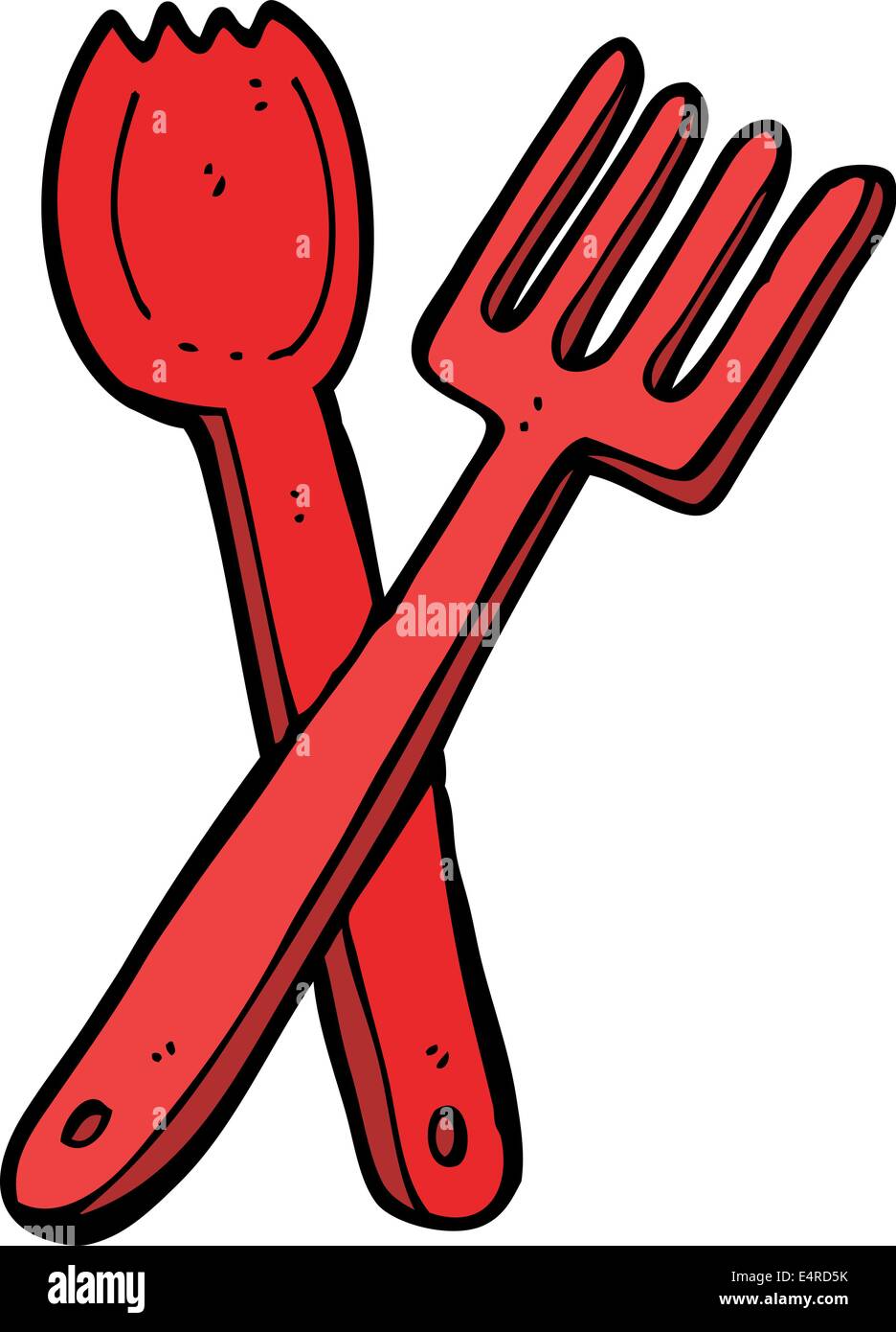 cartoon cutlery Stock Vector Image & Art Alamy