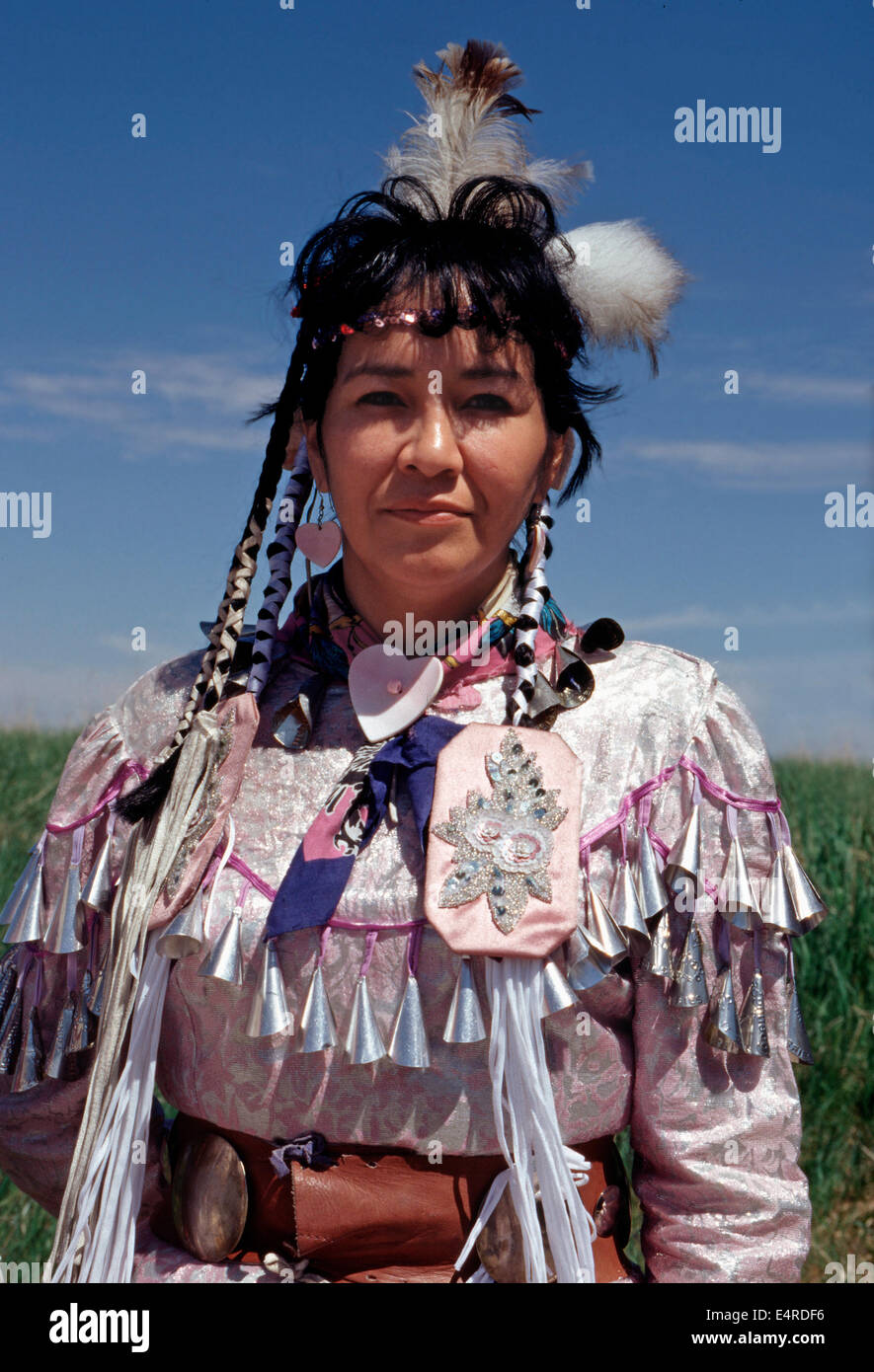 Cree princess,Saskatchewan,Canada Stock Photo
