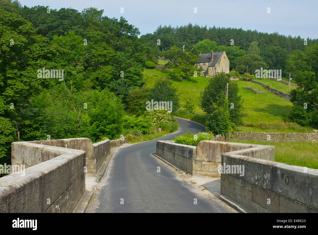 Barden Bridge, Wharfedale, Yorkshire Dales National Park, England UK Stock Photo