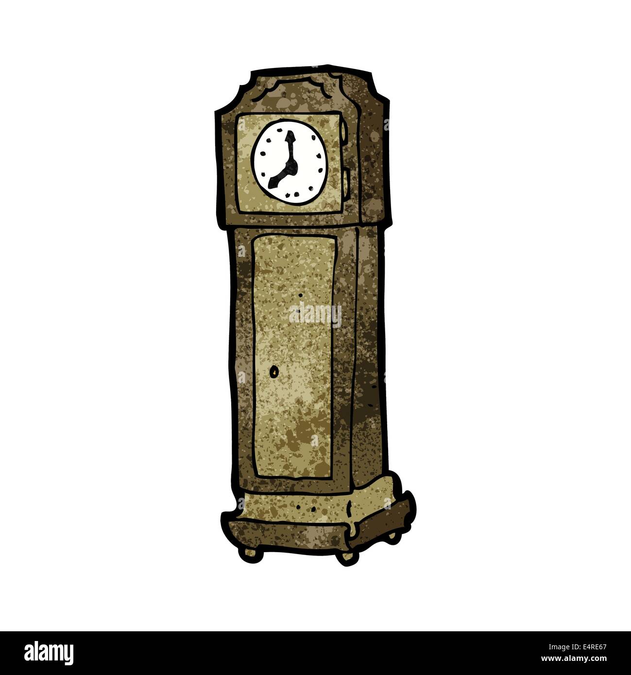 cartoon grandfather clock Stock Vector Image & Art - Alamy