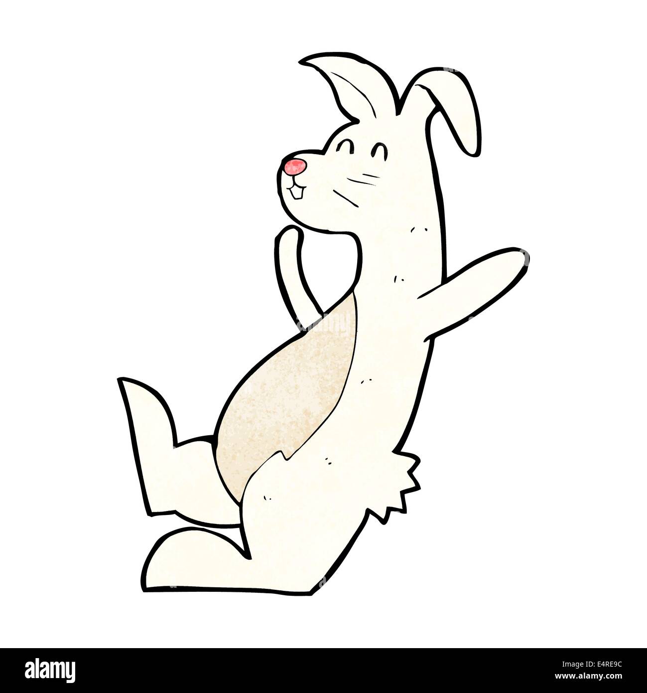 cartoon white rabbit Stock Vector Image & Art - Alamy
