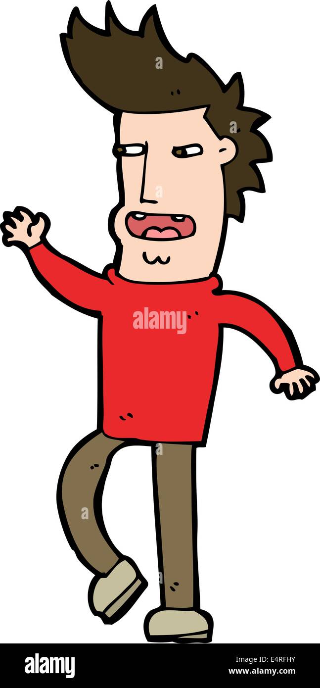 cartoon loudmouth man Stock Vector Image & Art - Alamy
