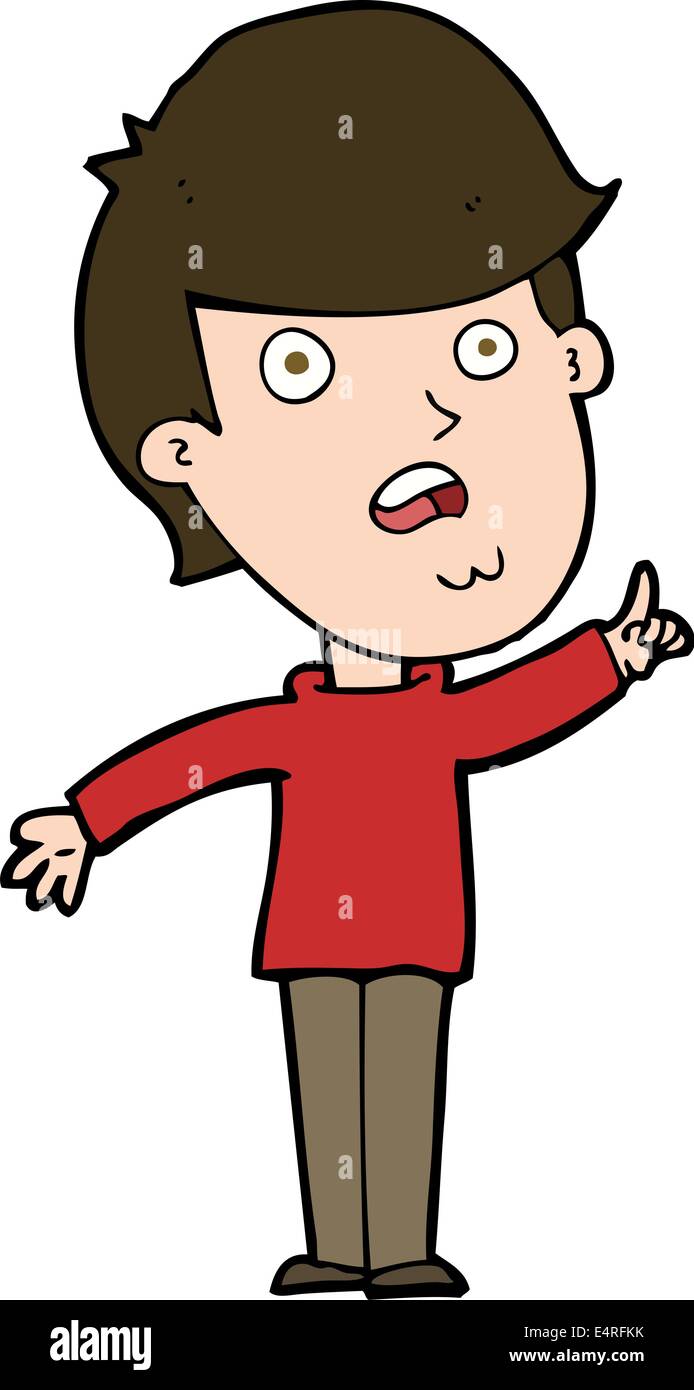 cartoon man asking question Stock Vector Image & Art - Alamy