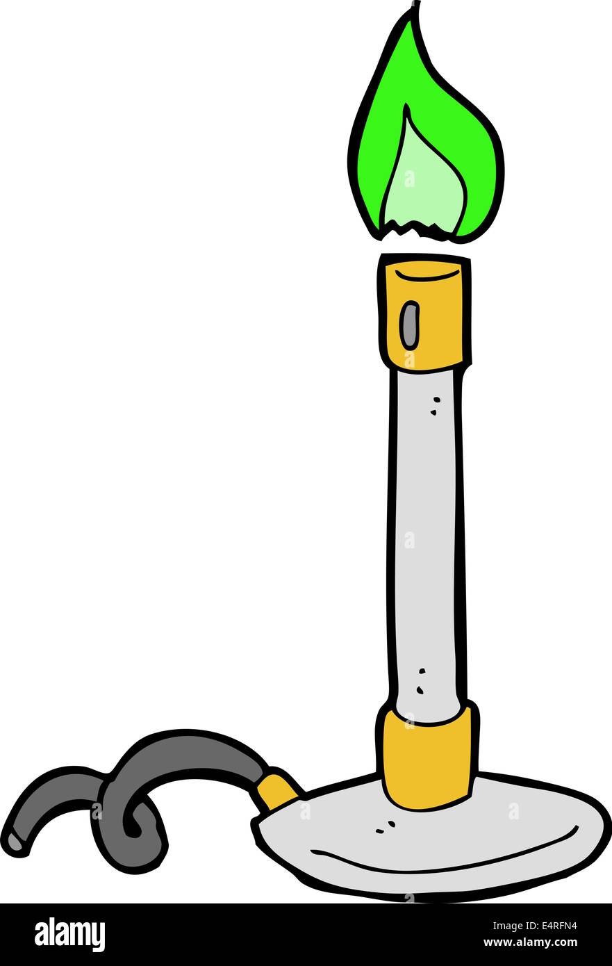 cartoon bunsen burner Stock Vector Image & Art - Alamy