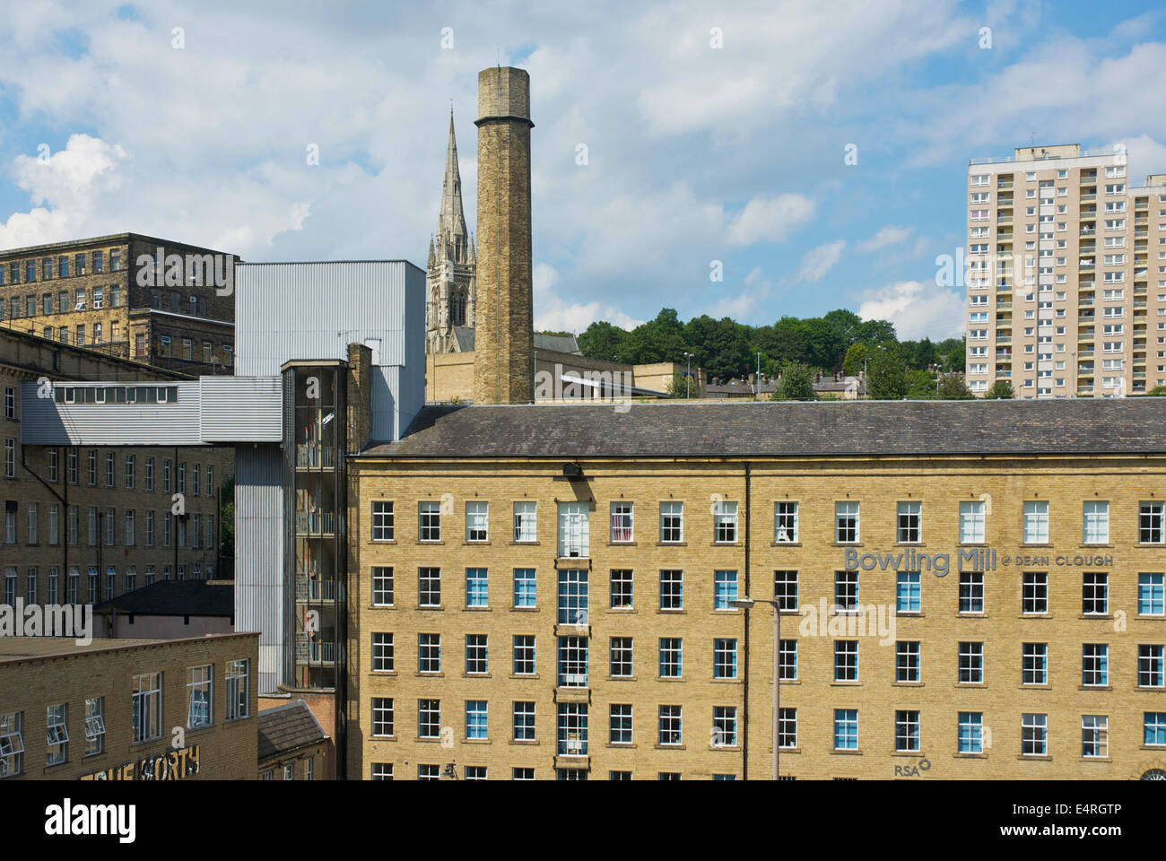 Mill dean clough complex halifax hires stock photography and images