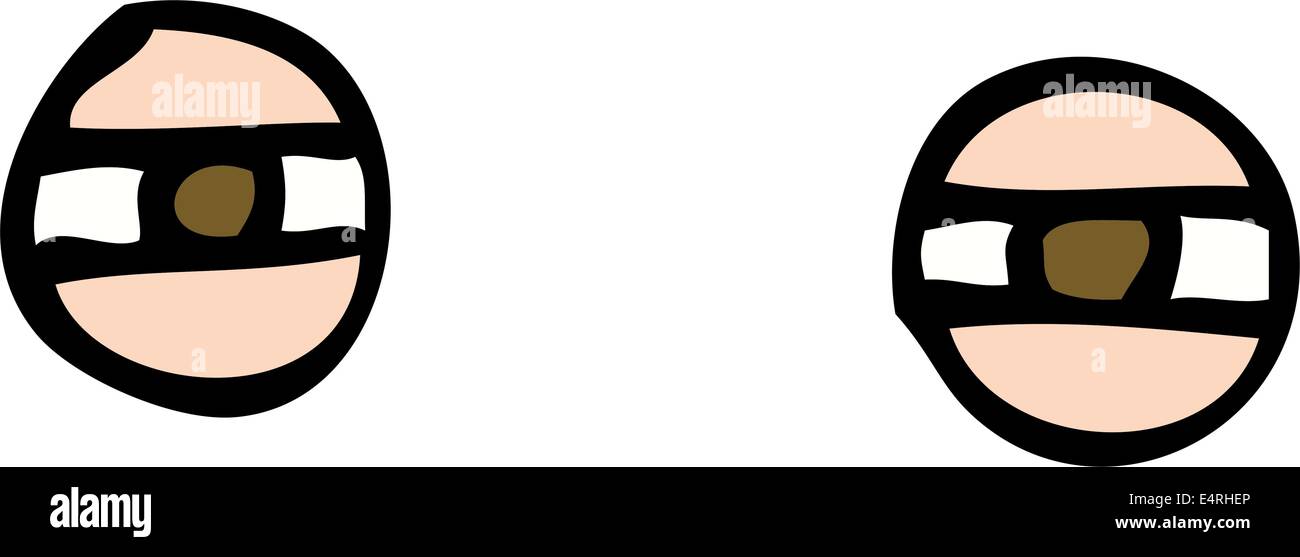 cartoon narrowed eyes Stock Vector Image & Art Alamy