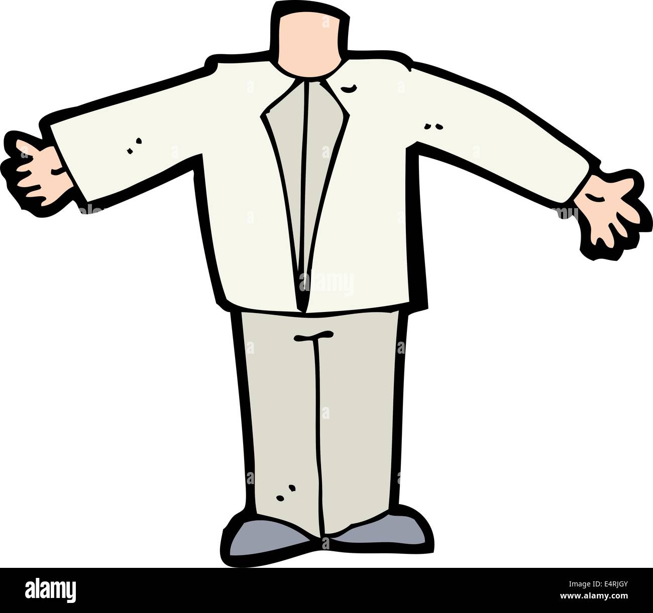 cartoon body in suit (mix and match cartoons or add own photos Stock Vector  Image & Art - Alamy