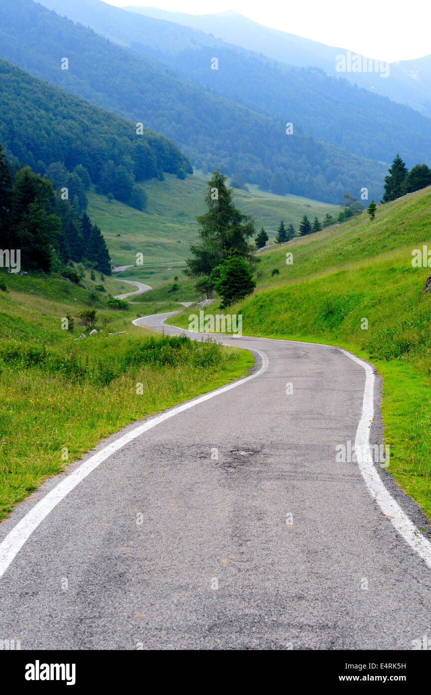 Mountain road Stock Photo